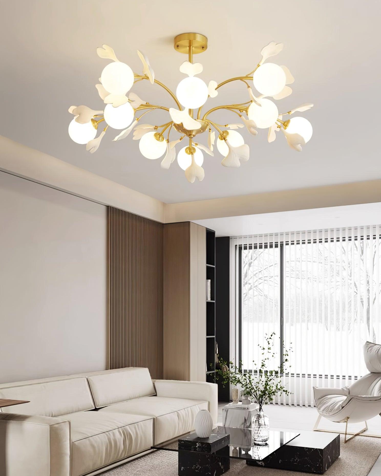 Thalassa Gingko Chandelier - Letslighting
