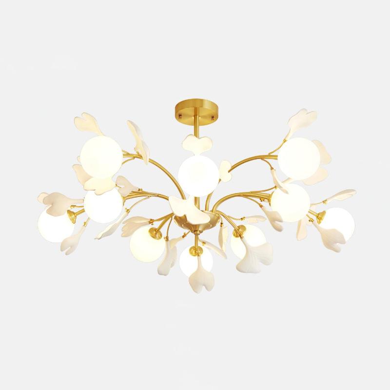 Thalassa Gingko Chandelier - Letslighting
