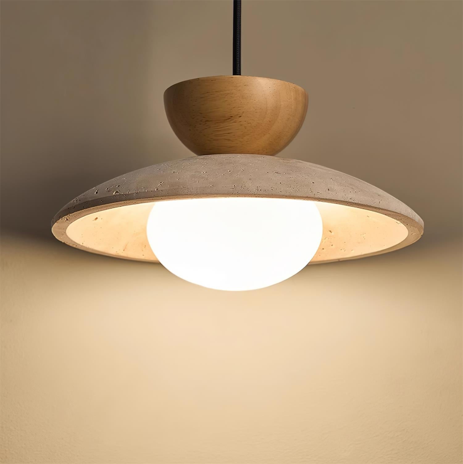 Ritta Lámparas Colgantes Modernas de Travertino Natural
