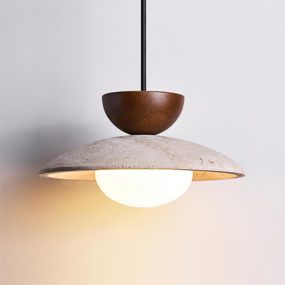 Ritta Lámparas Colgantes Modernas de Travertino Natural