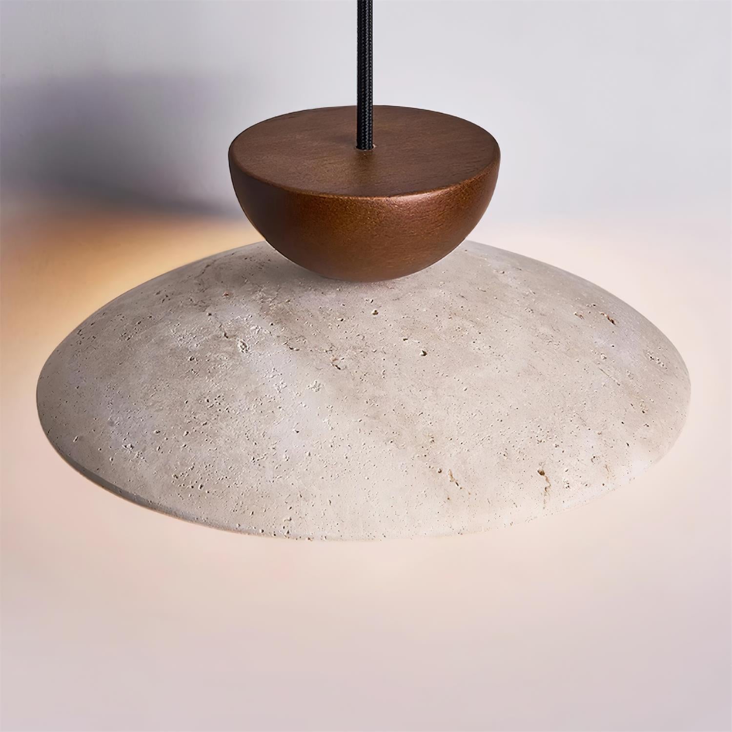 Ritta Lámparas Colgantes Modernas de Travertino Natural