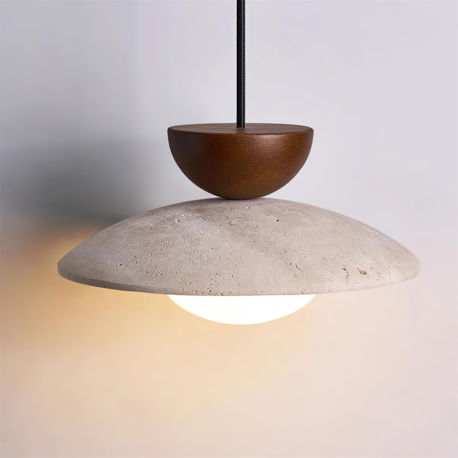 Ritta Lámparas Colgantes Modernas de Travertino Natural