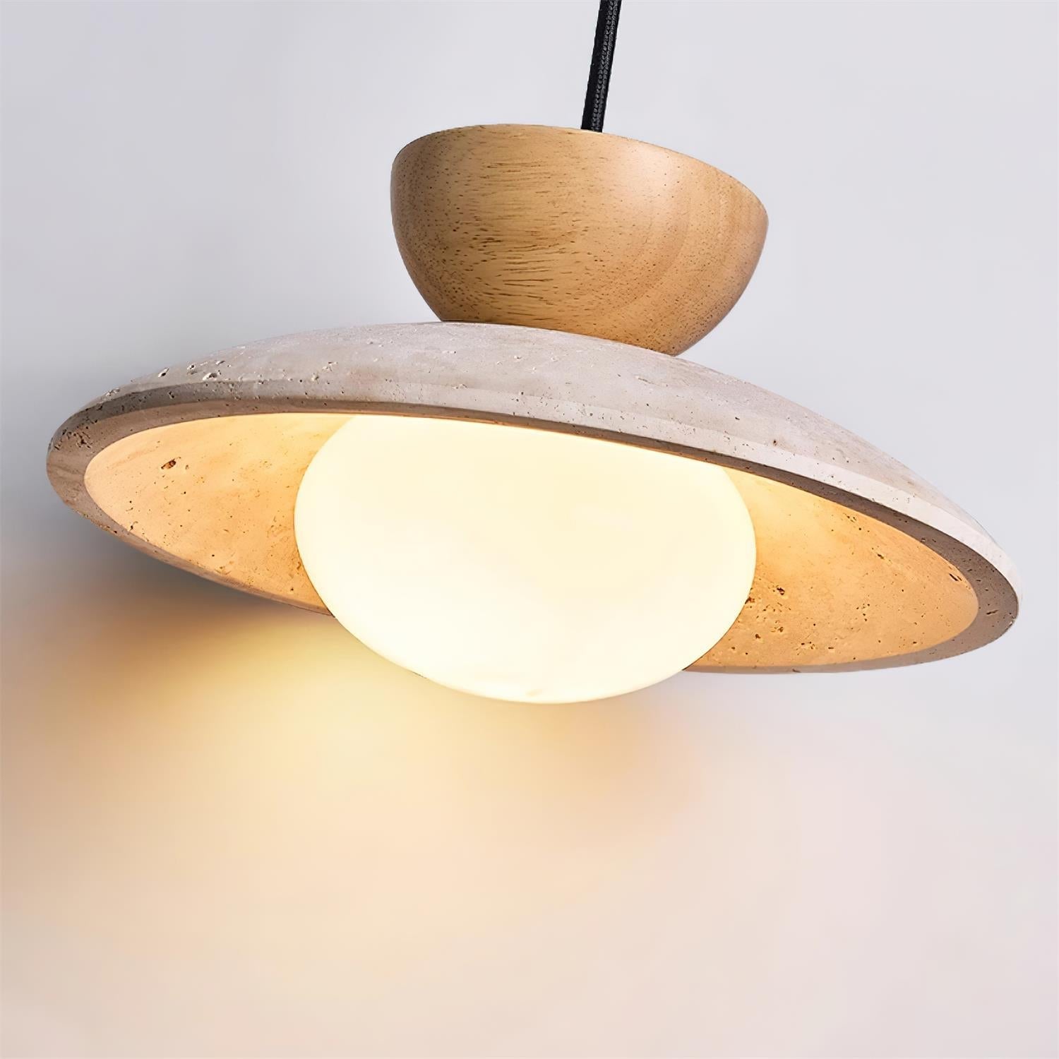 Ritta Lámparas Colgantes Modernas de Travertino Natural