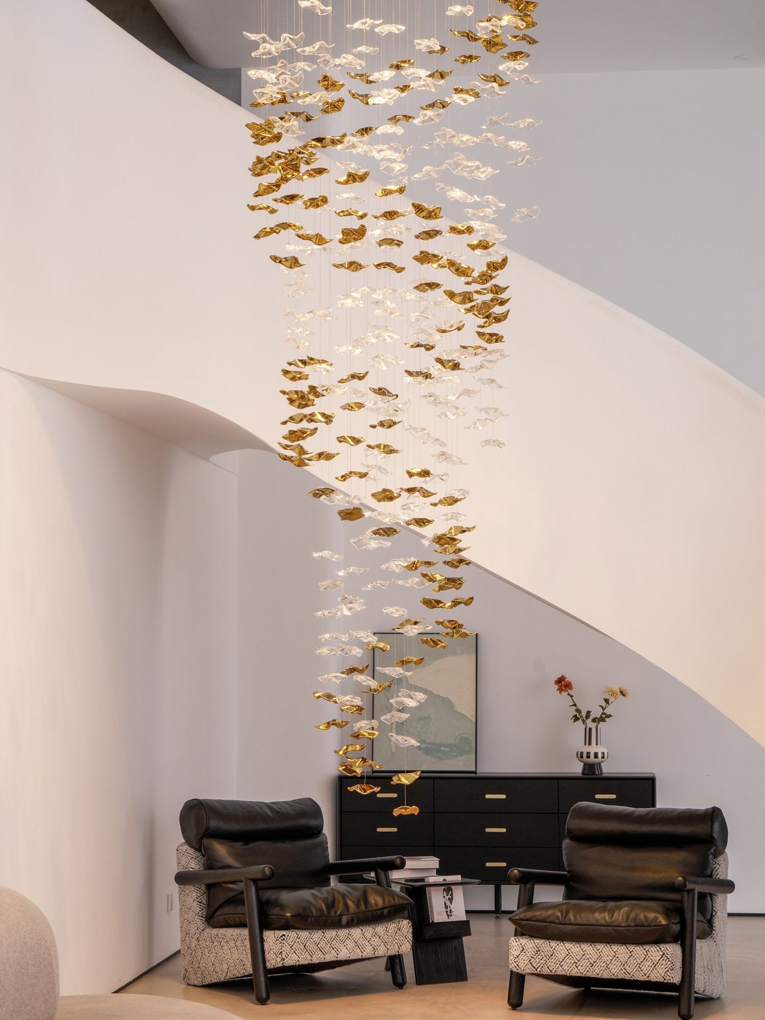 Cezorisra Luxury Brass Linear Chandelier - Letslighting