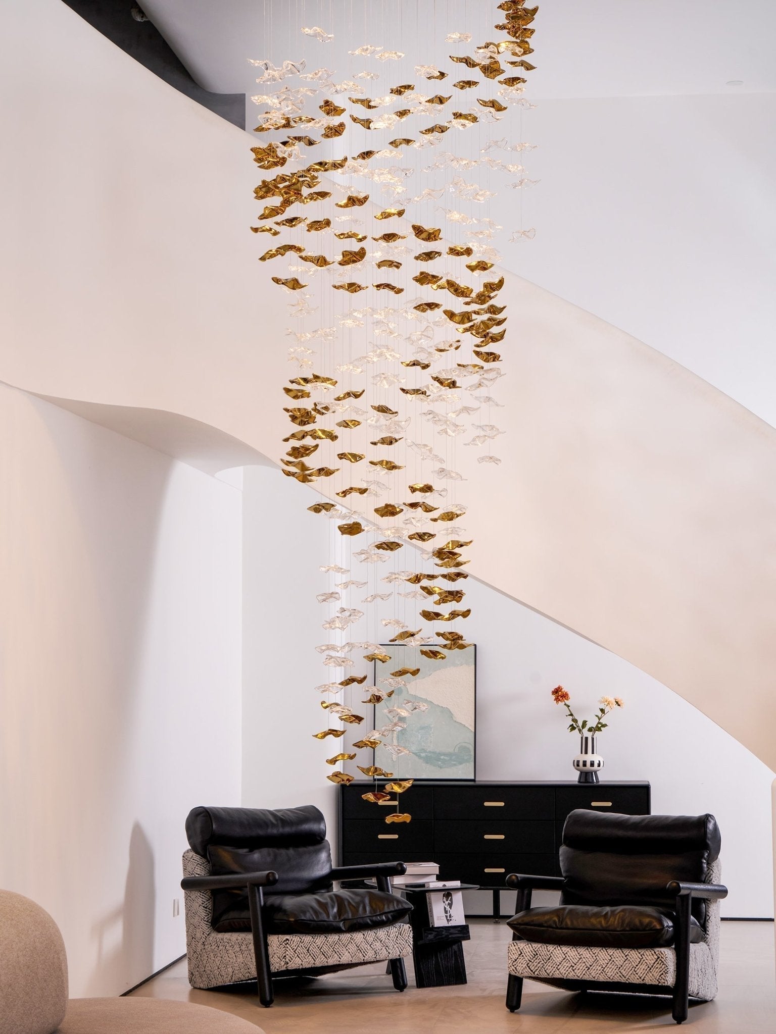 Cezorisra Luxury Brass Linear Chandelier - Letslighting