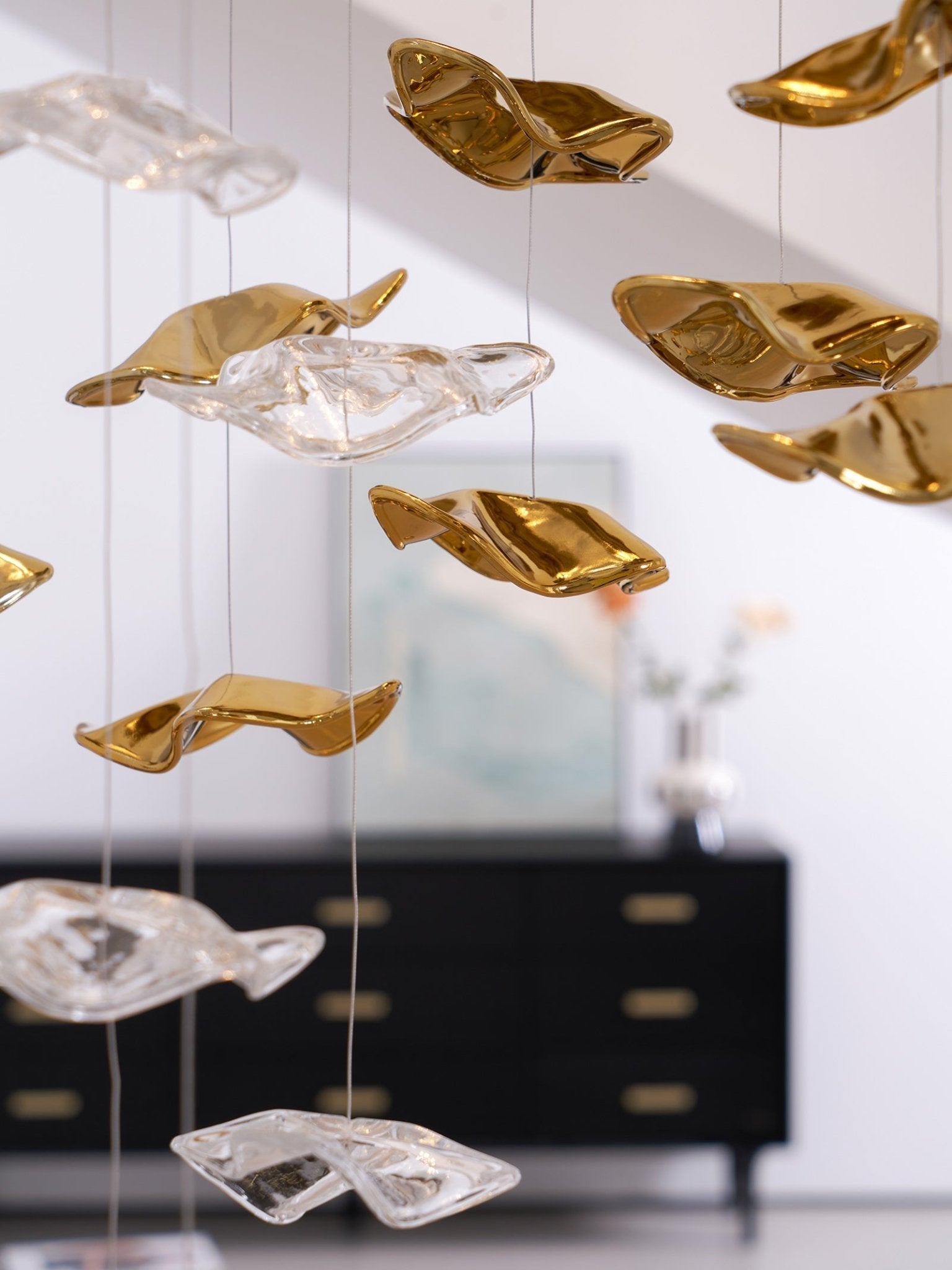 Vecarisra Luxury Tidal Art Glass Pendants Lamp - Letslighting