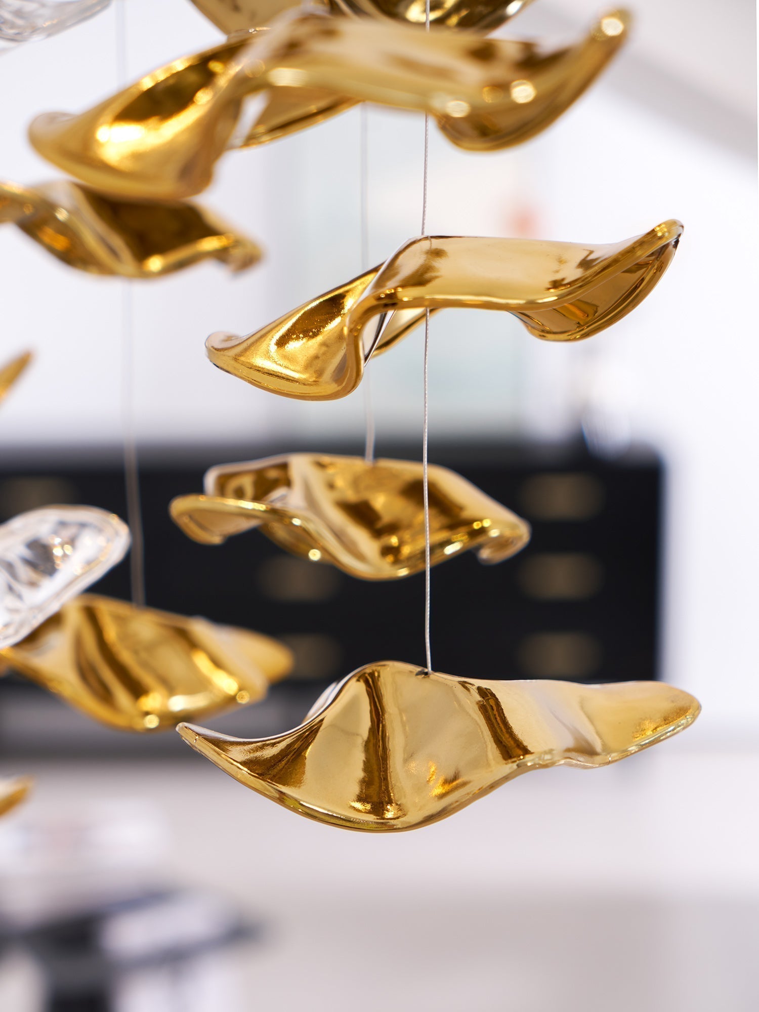 Cezorisra Luxury Brass Linear Chandelier - Letslighting