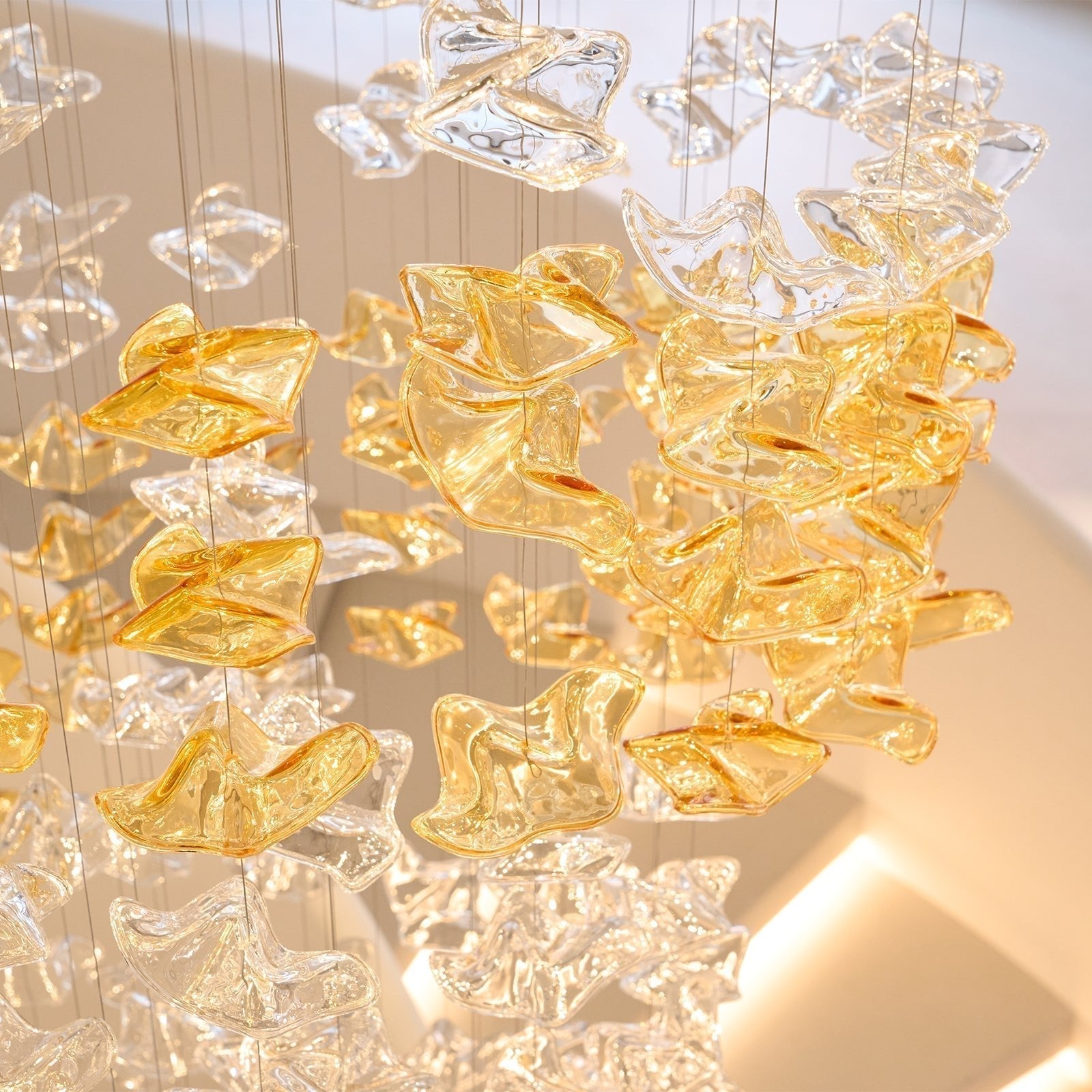 Vecarisra Luxury Tidal Art Glass Pendants Lamp - Letslighting