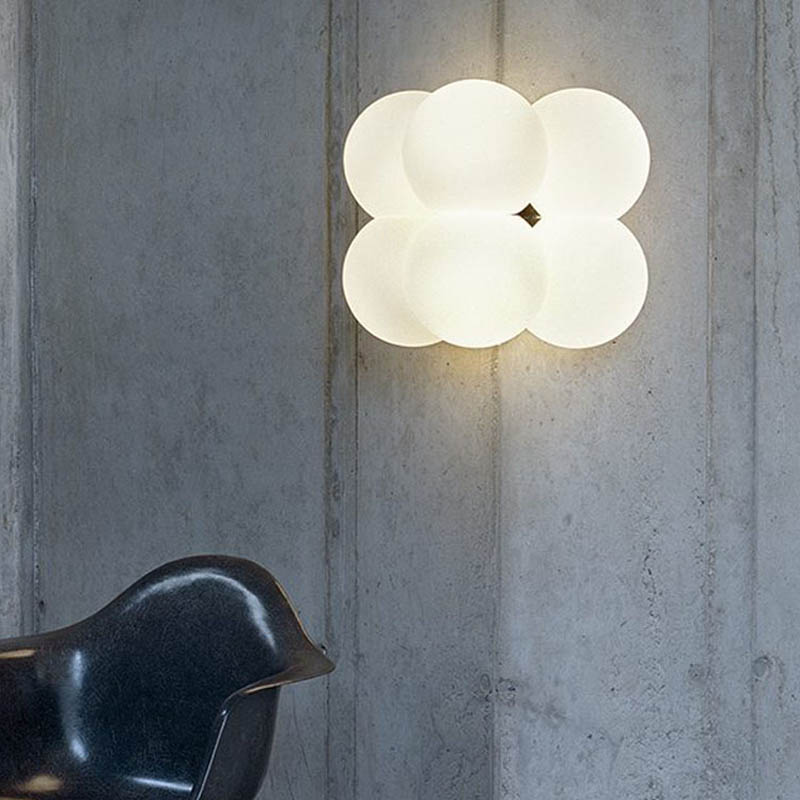 Valentina Minimalista Esfera Lámpara colgante Blanco Metal/Acrílico Dormitorio