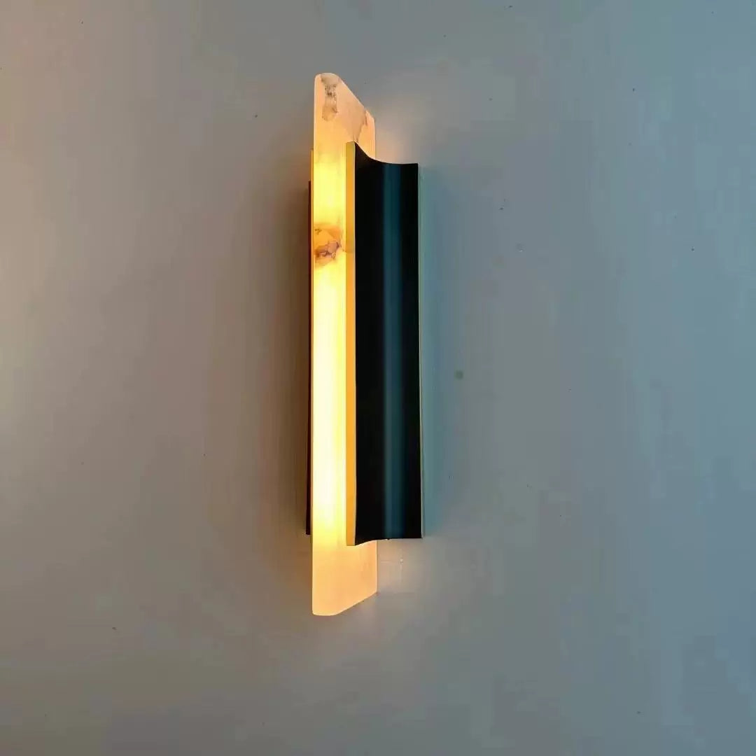 Elsilisra Modern Minimalist Alabaster Wall Lamp - Lamp Copper