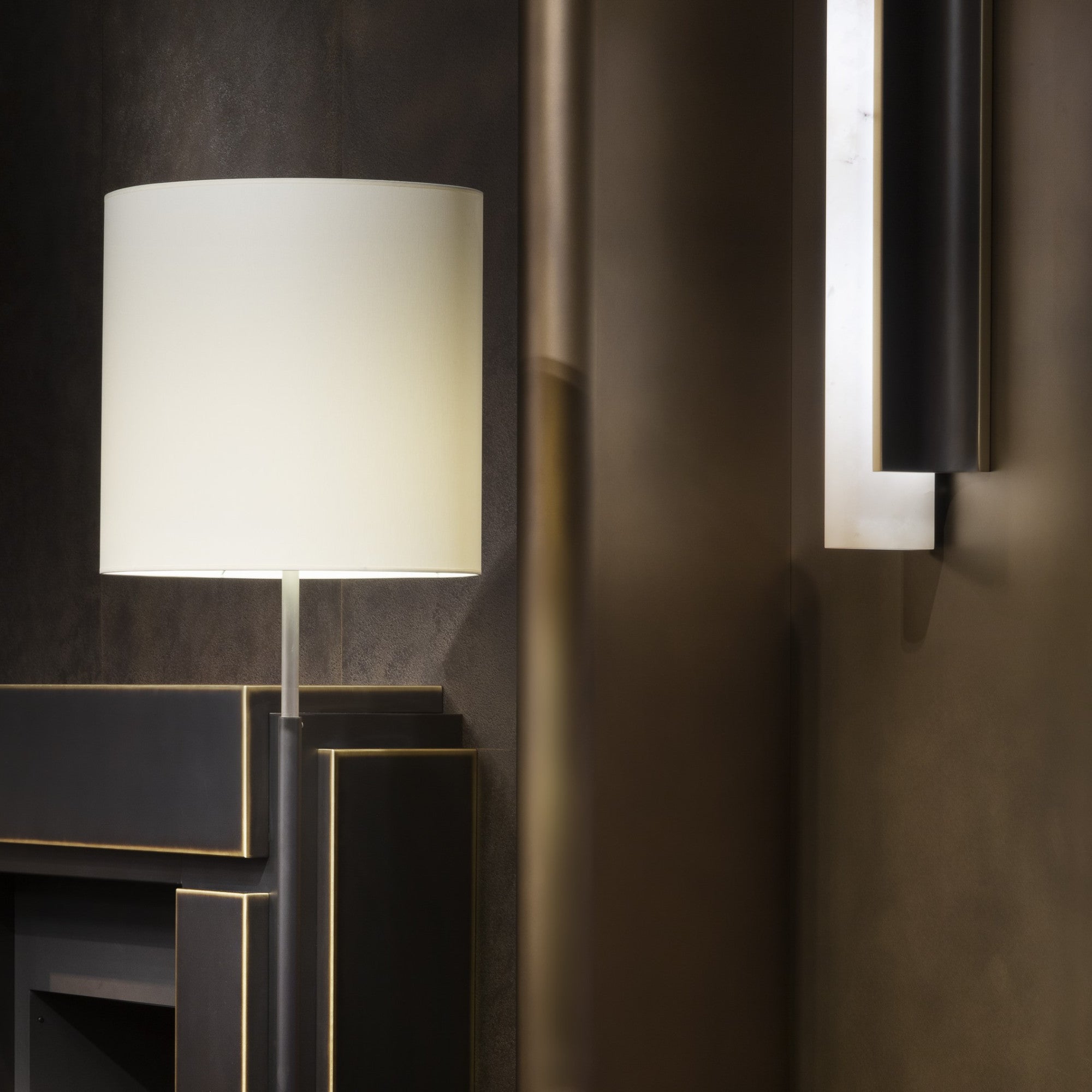 Elsilisra Modern Minimalist Alabaster Wall Lamp - Lamp Copper