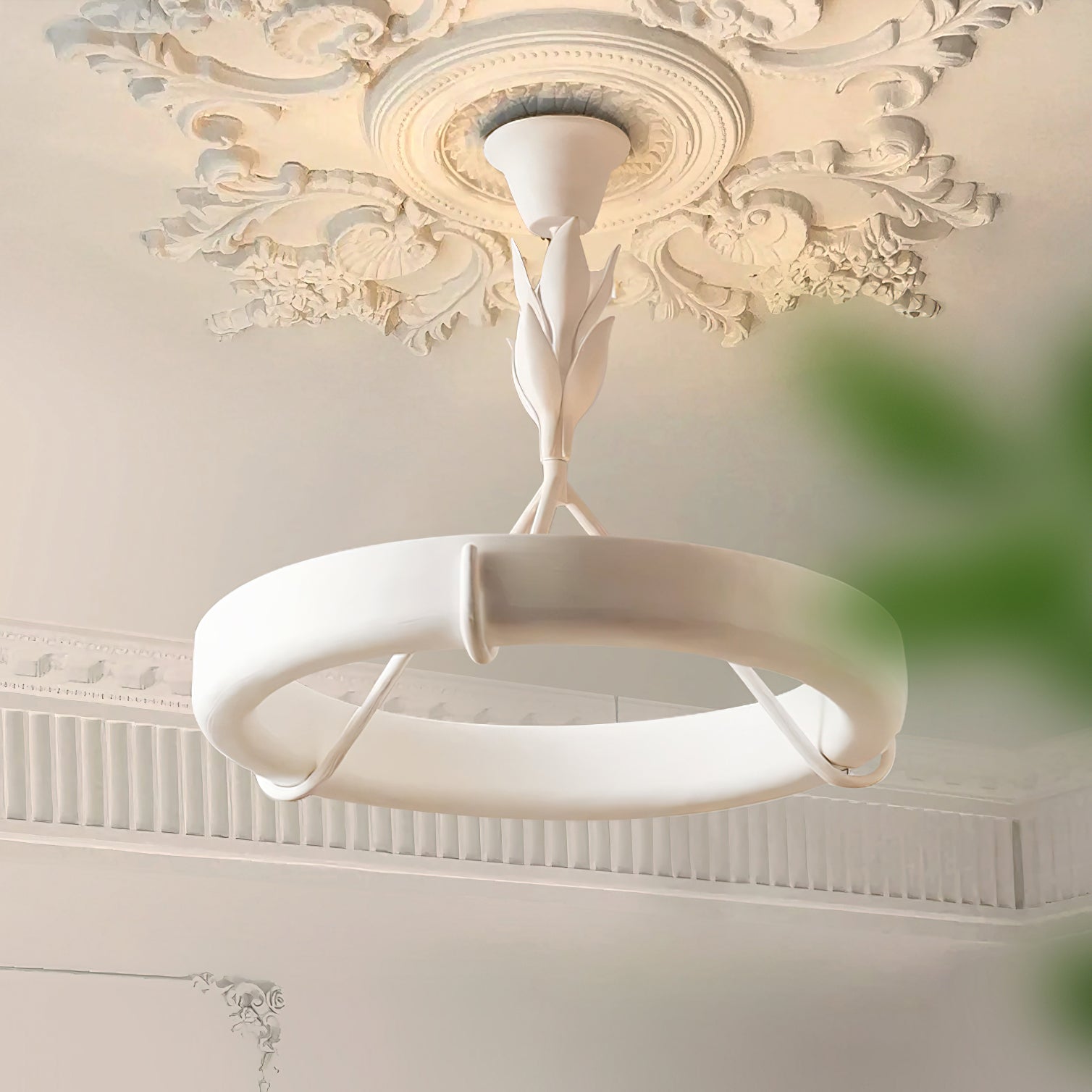 Tinsley Plaster Chandelier - Letslighting