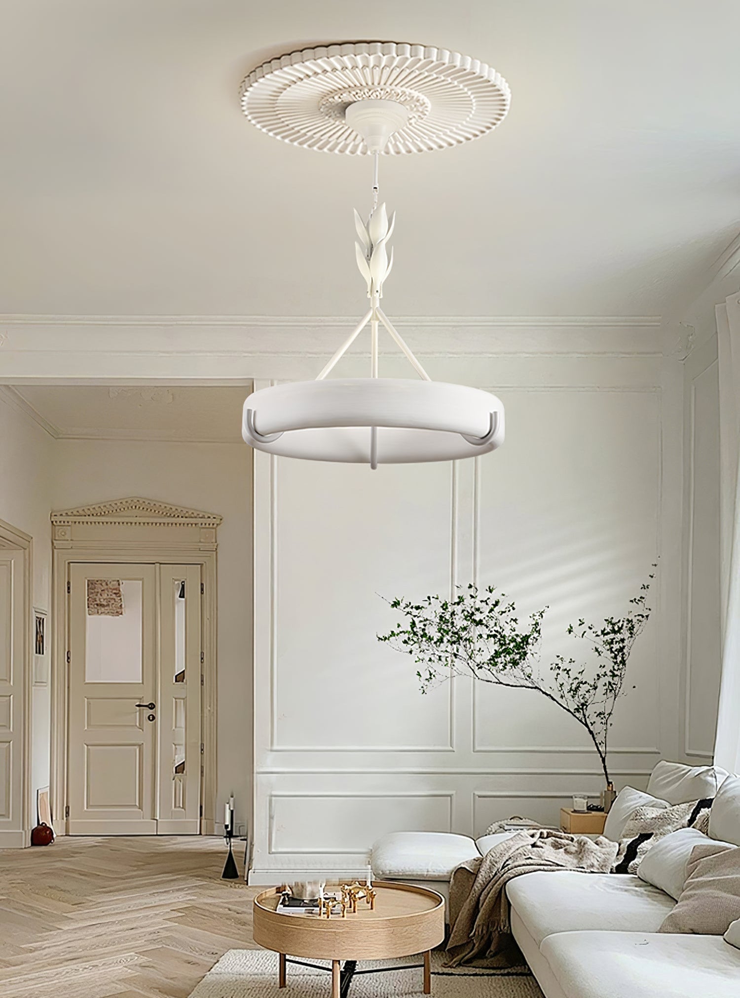 Tinsley Plaster Chandelier - Letslighting