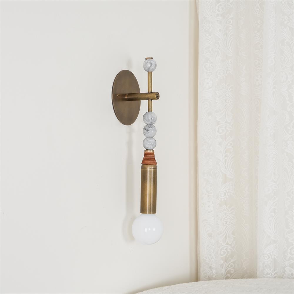 Roma  Vintage Wall Lamp Marble