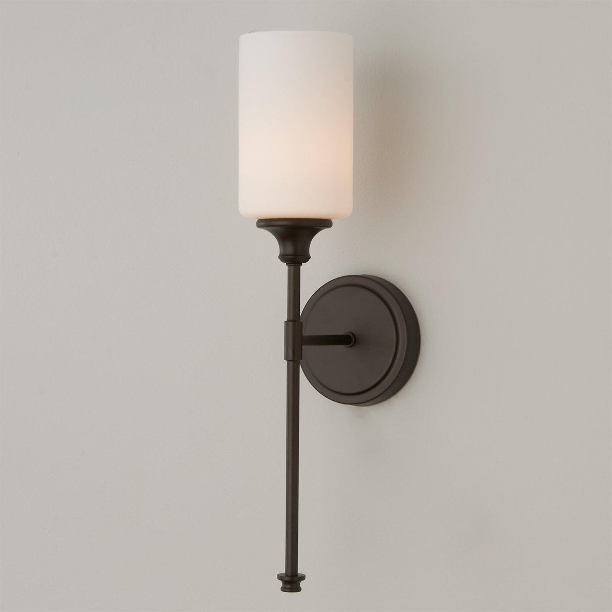Tracie Vintage Industrial Brass Glass Wall Lamp - Lamp Copper