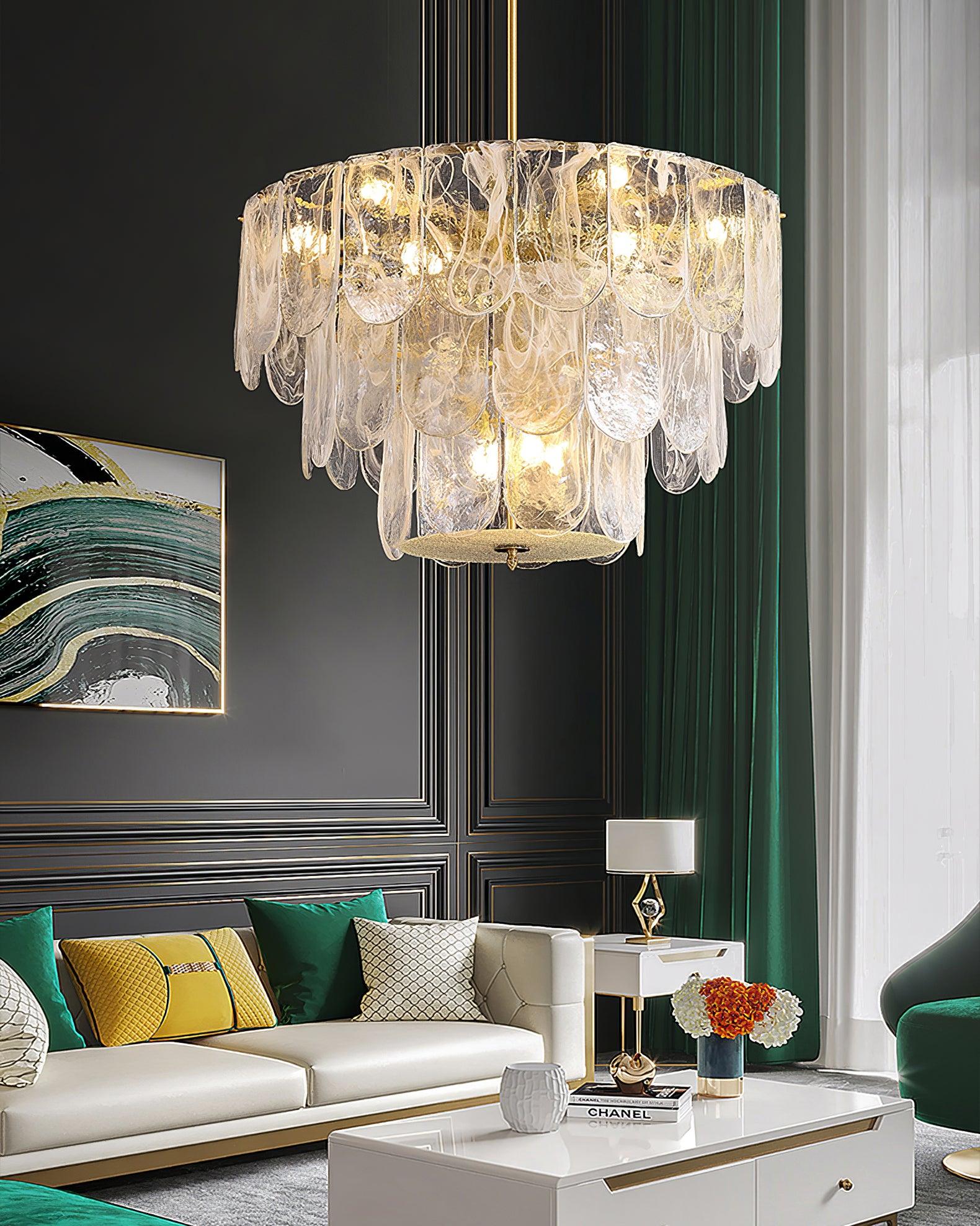 Traditional Classic Glass Chandelier - Letslighting