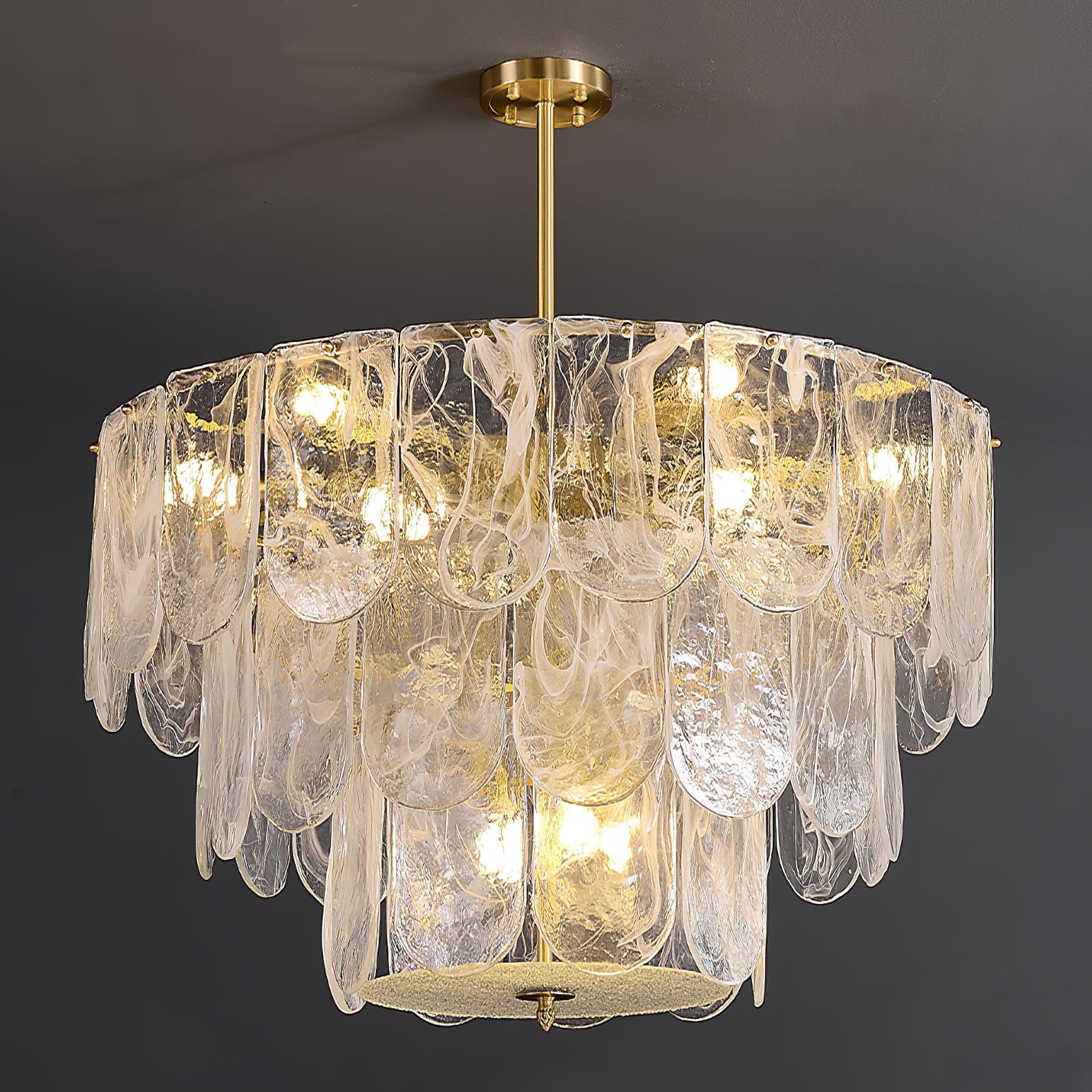 Traditional Classic Glass Chandelier - Letslighting