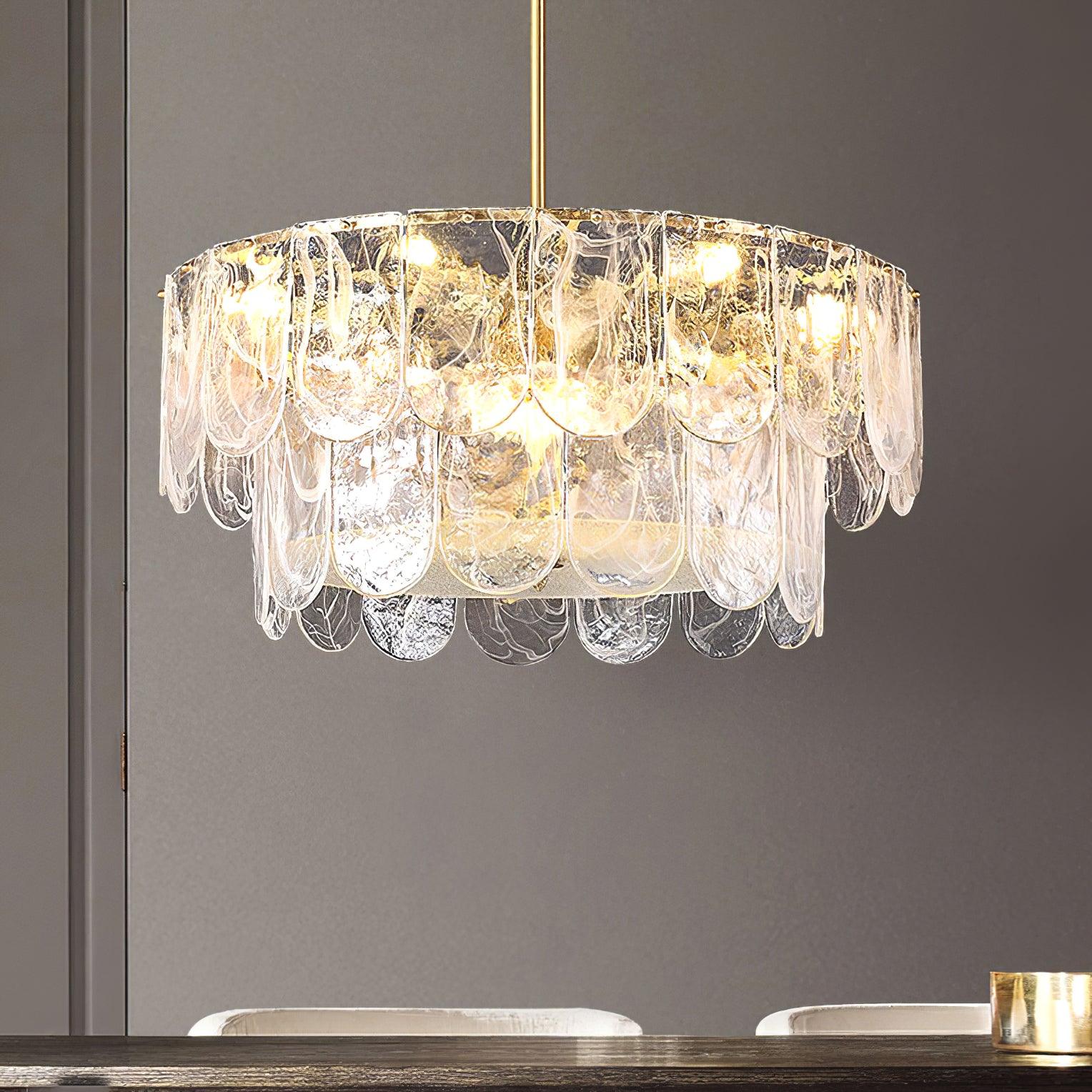 Traditional Classic Glass Chandelier - Letslighting