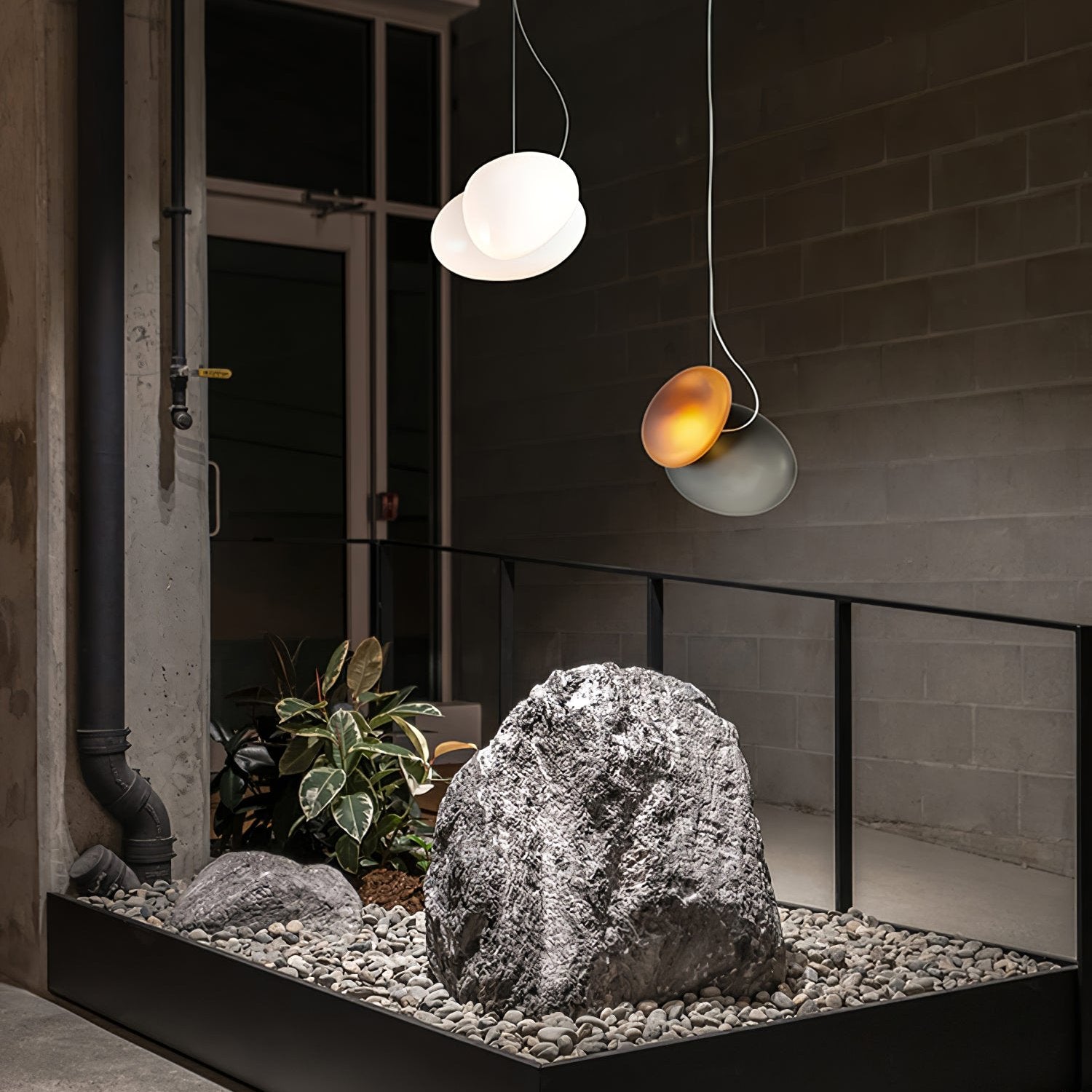 Translucent Frosted Glass Pendant Light - Letslighting