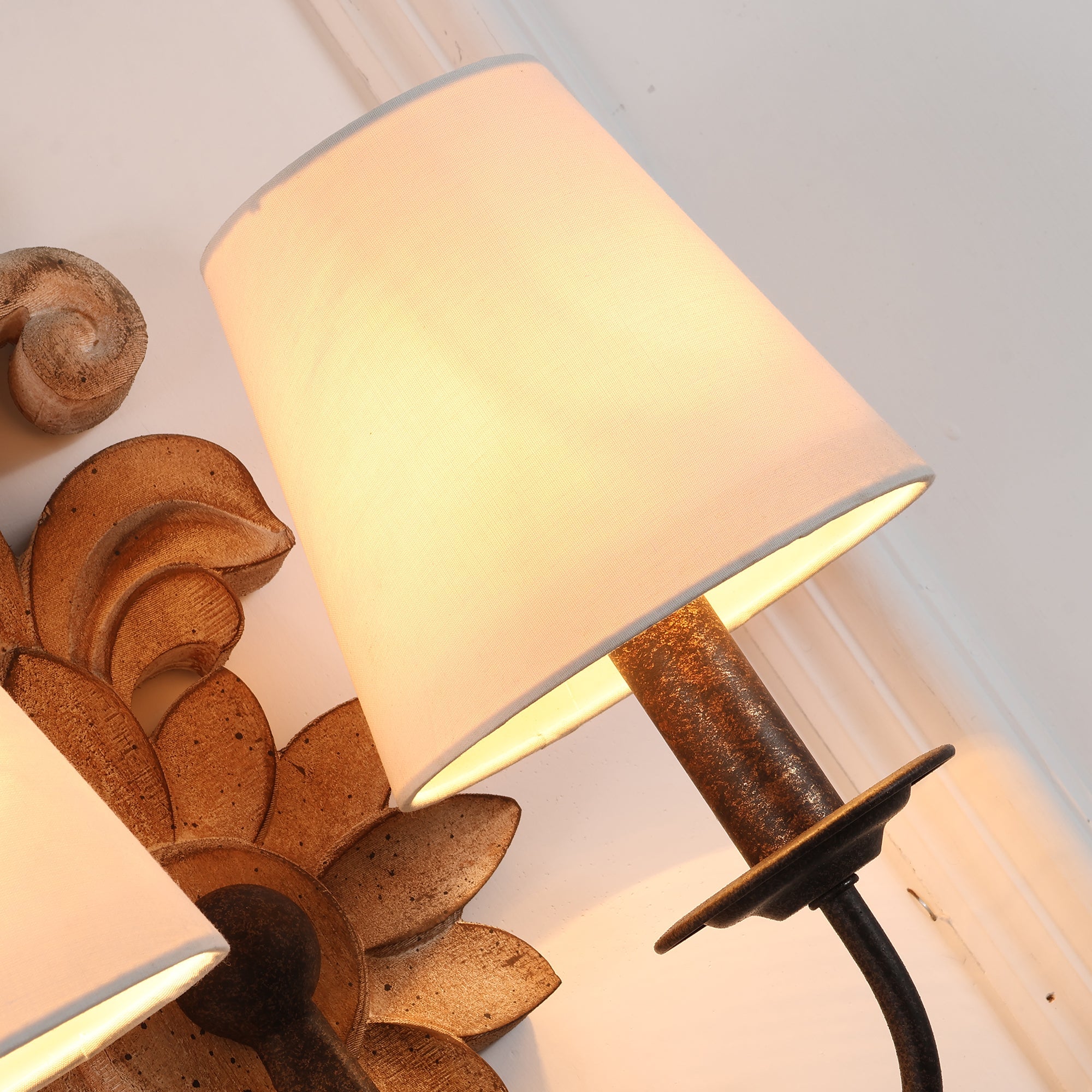 Vadora Postmodern Luxury Metal Sconce Wall Lamp - Lamp Copper