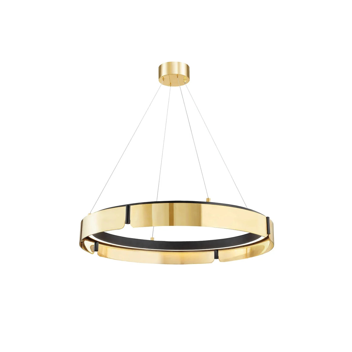 Alraeion Modern Minimalist Metal Chandelier - Lamp Copper