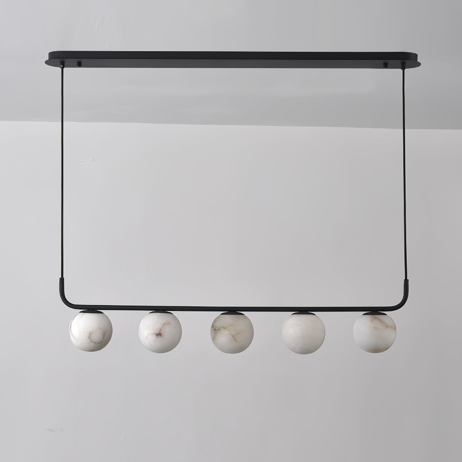 Eloryra Modern Minimalist Suspension Alabaster Pendant Lamp - Lamp Copper