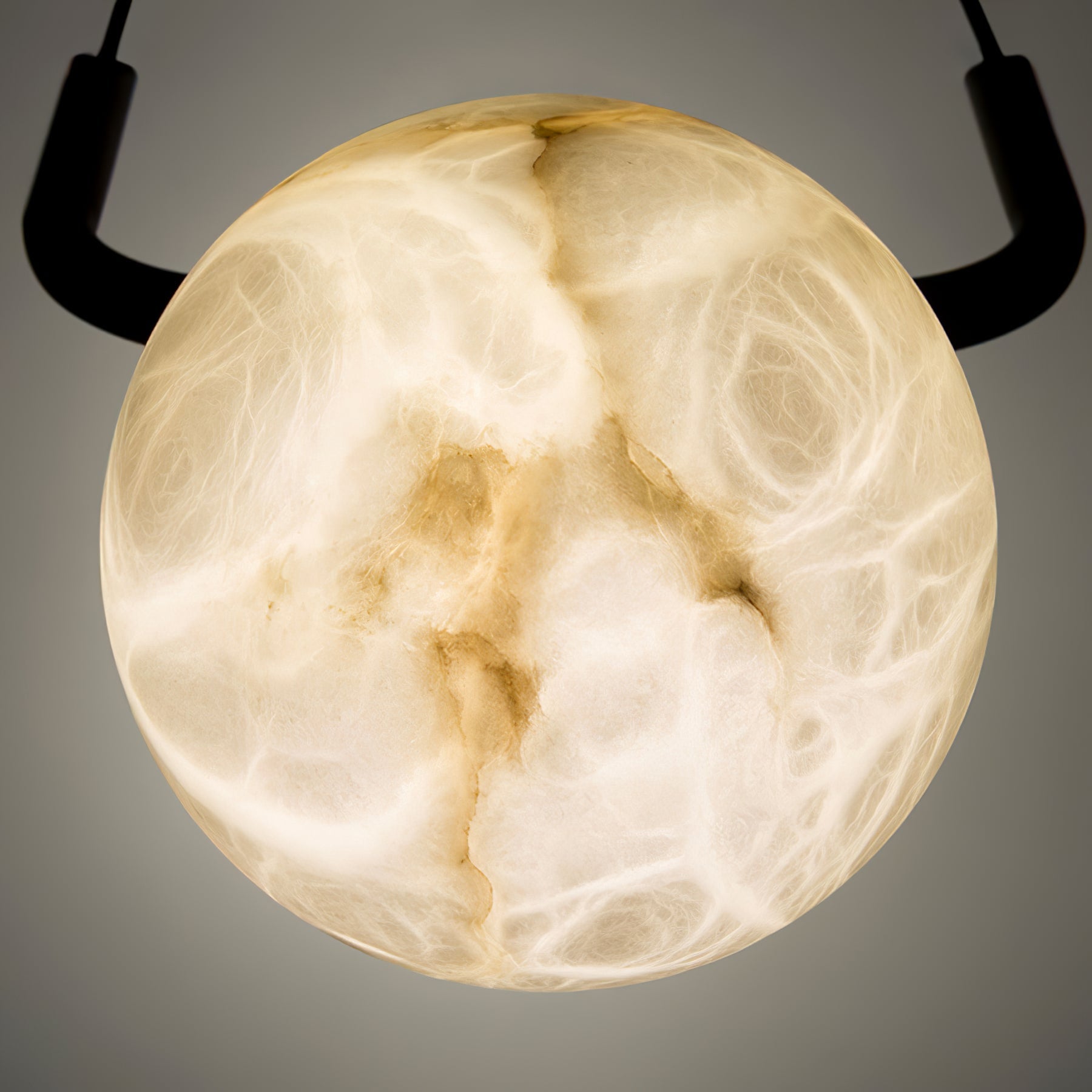Eloryra Modern Minimalist Suspension Alabaster Pendant Lamp - Lamp Copper