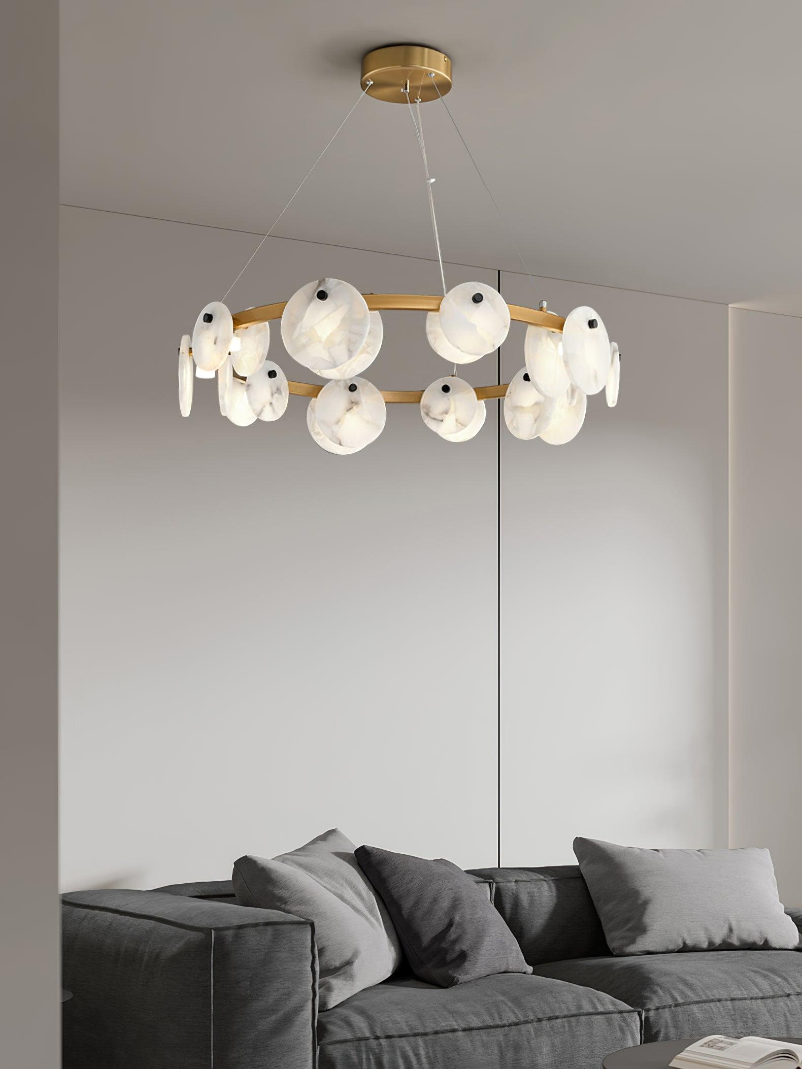 Olveneth Alabaster Chandelier - Letslighting