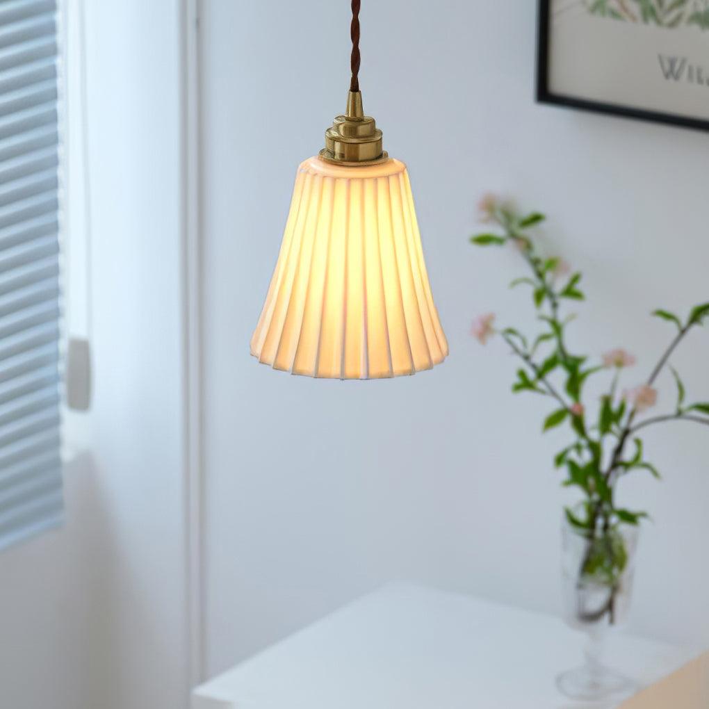 Trumpet Ceramic Pendant Light - Letslighting