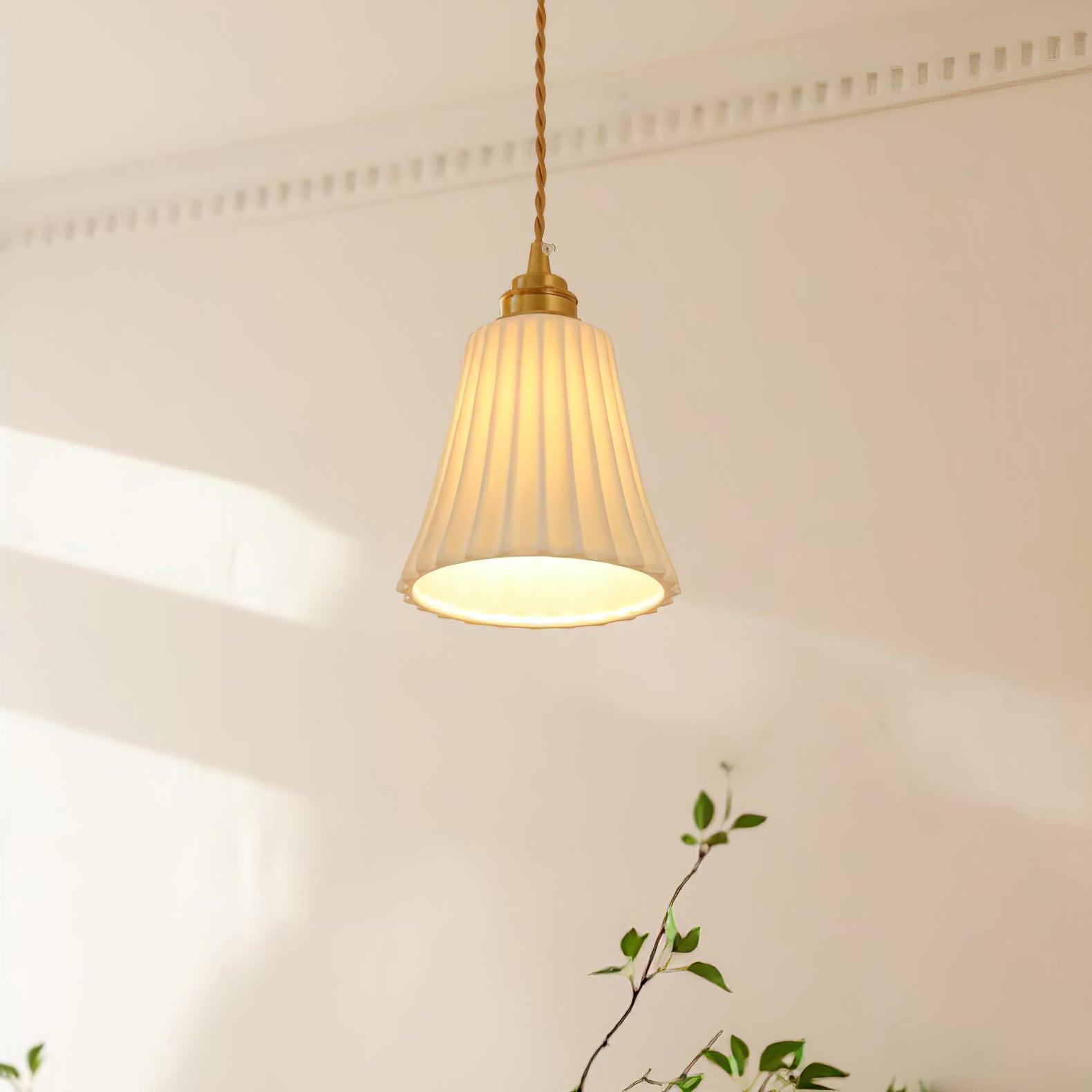 Trumpet Ceramic Pendant Light - Letslighting