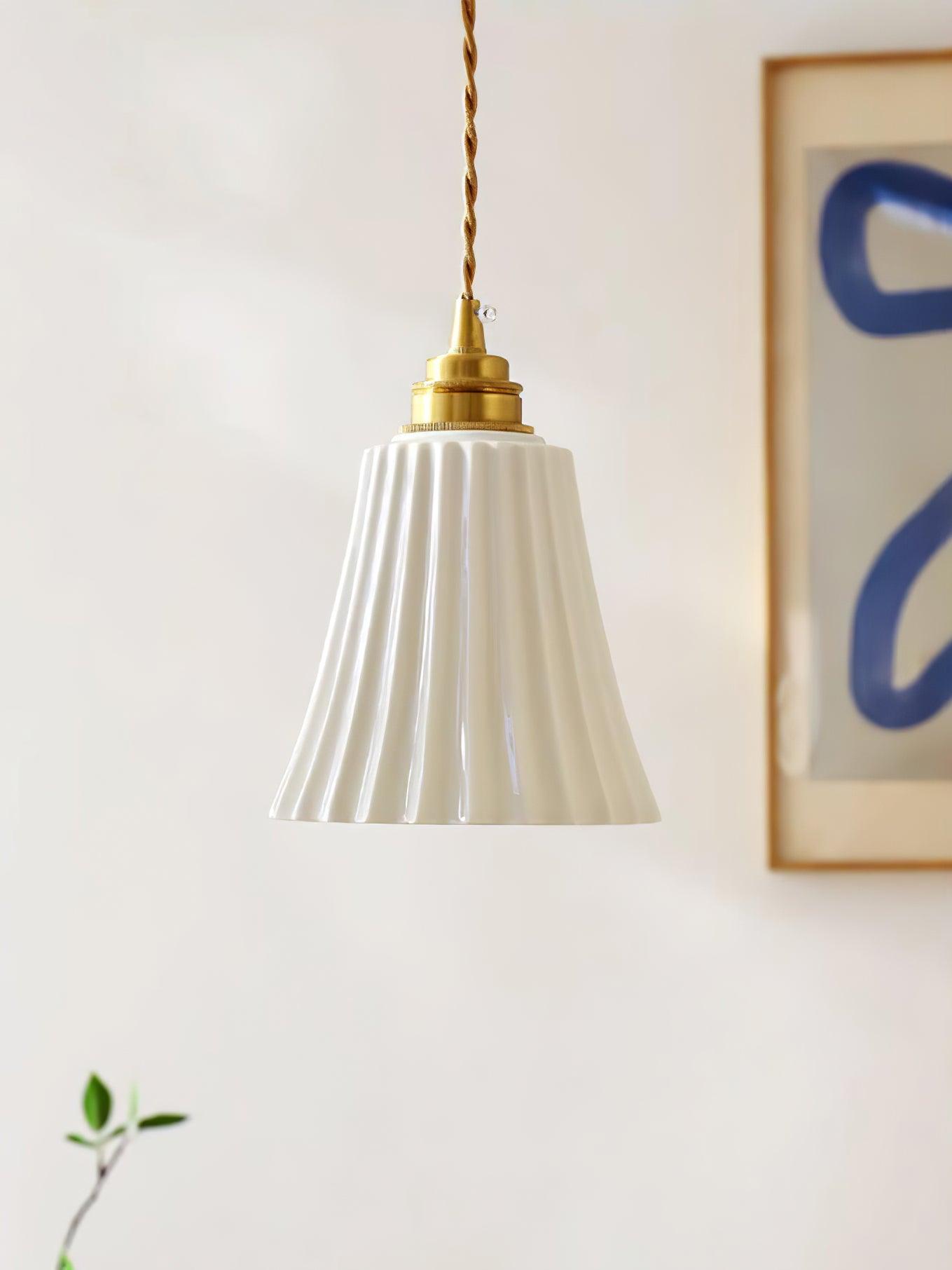 Trumpet Ceramic Pendant Light - Letslighting