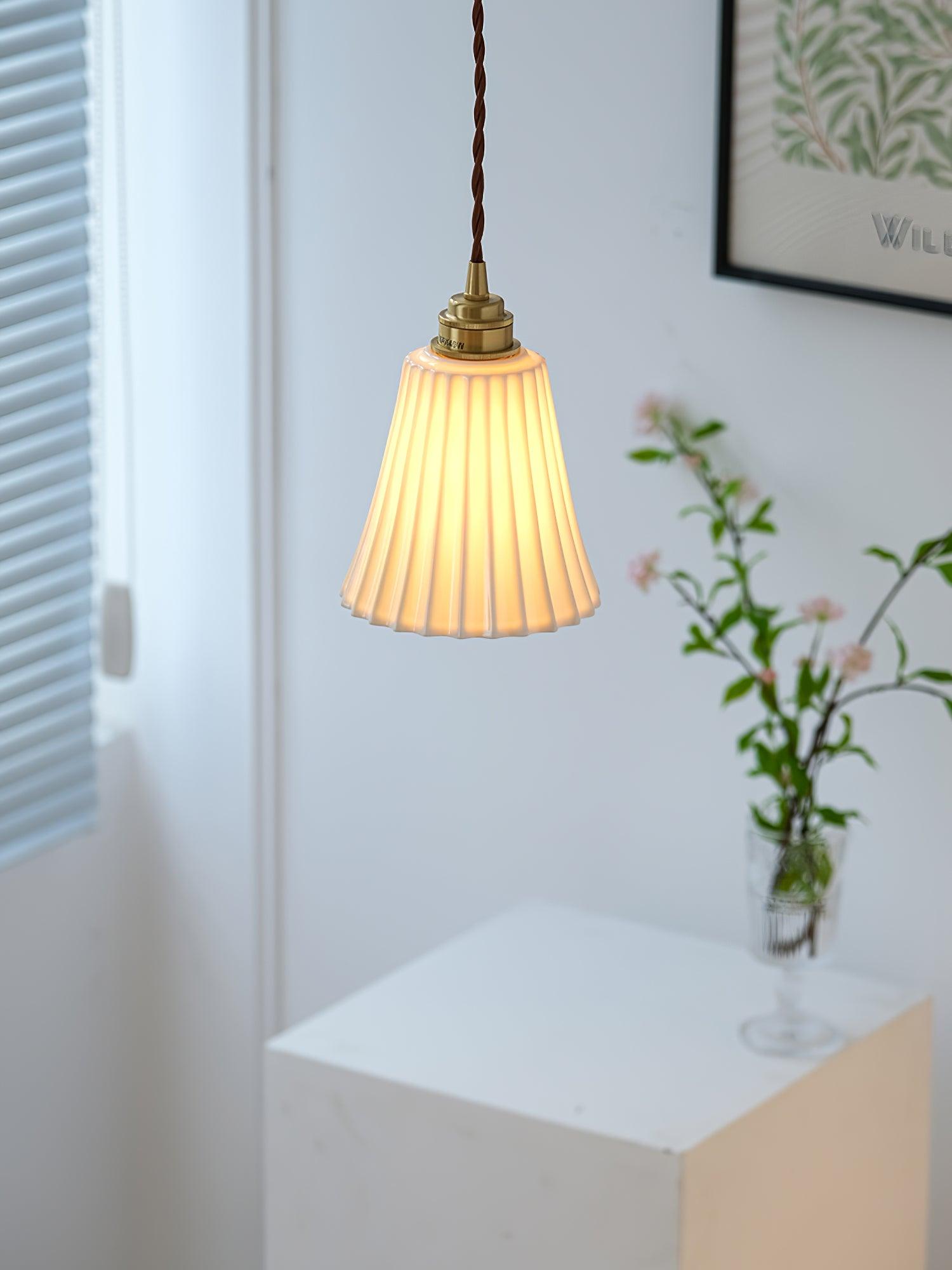 Trumpet Ceramic Pendant Light - Letslighting