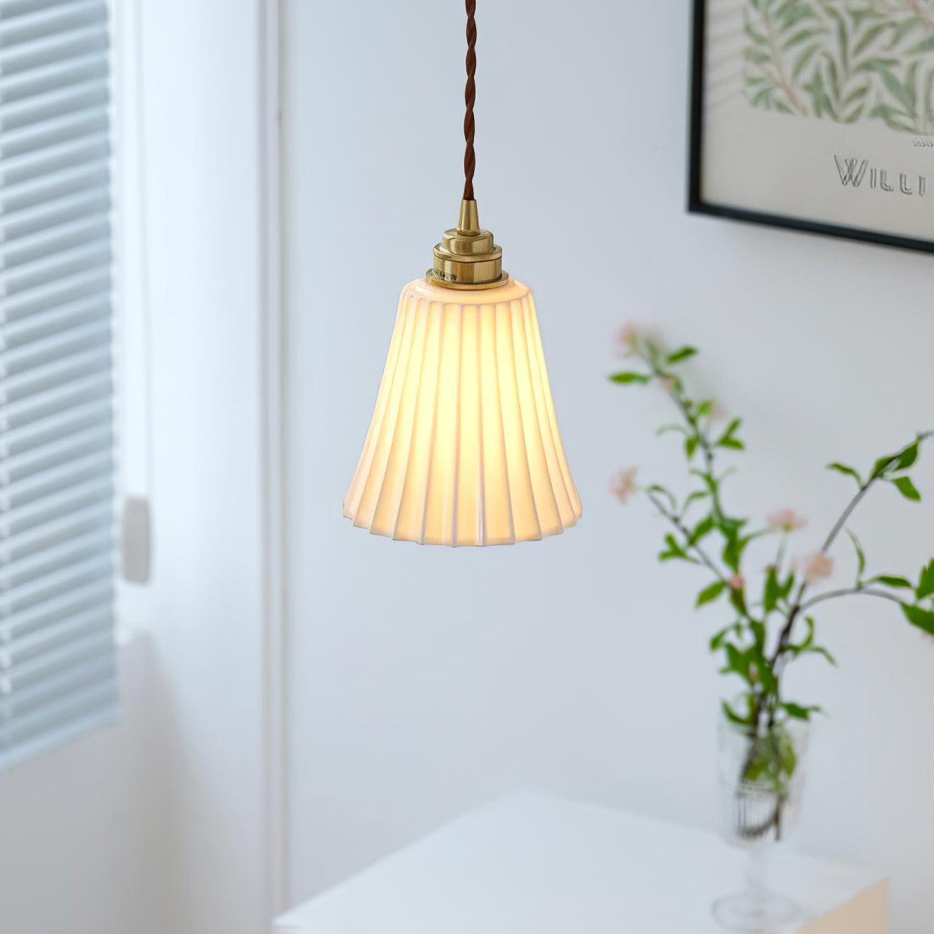 Trumpet Ceramic Pendant Light - Letslighting