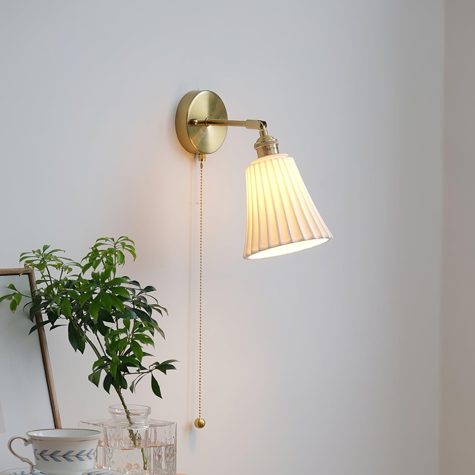 Trumpet Ceramic Wall Light - Letslighting