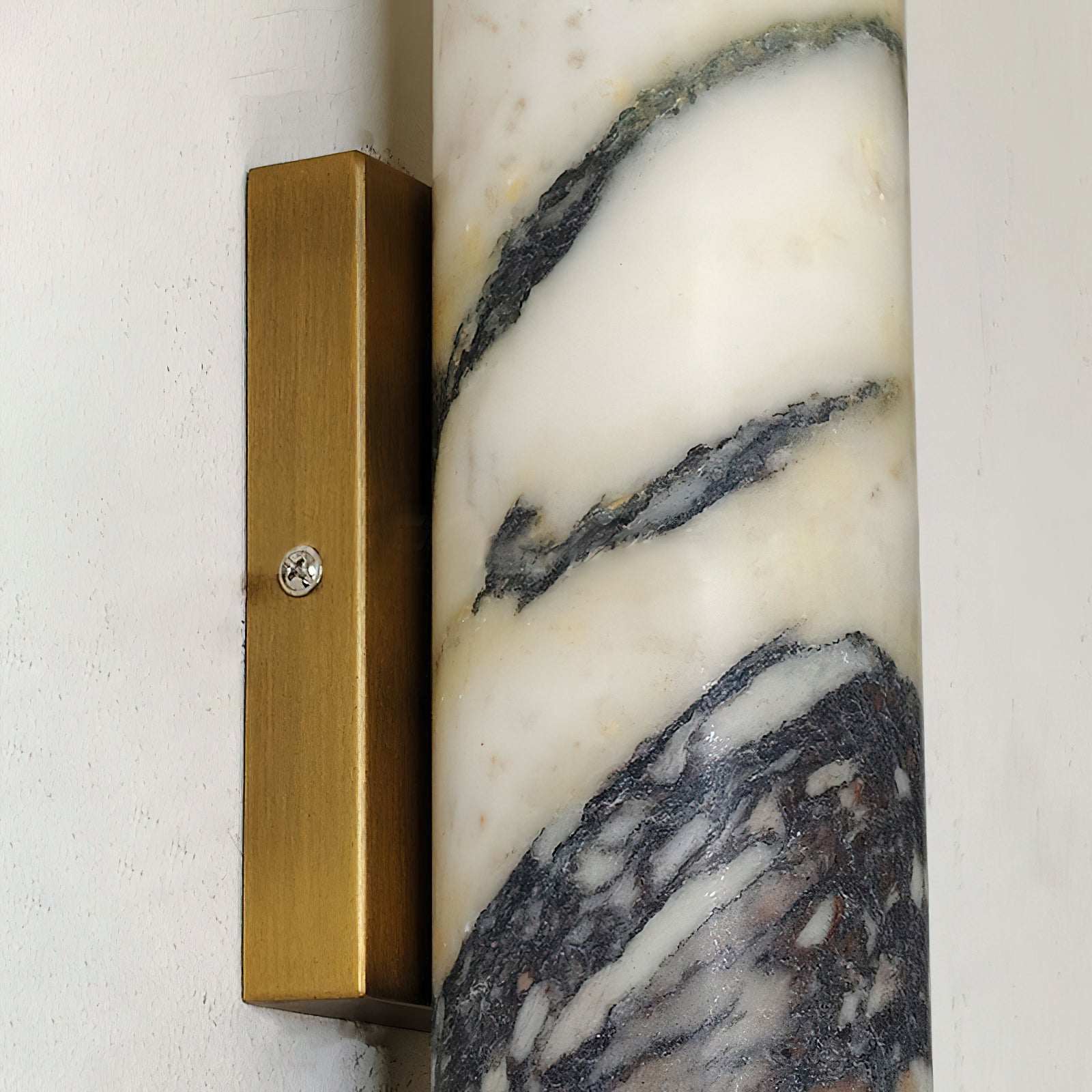 Avi Lámpara de Pared Cilíndrica de Mármol de Lujo
