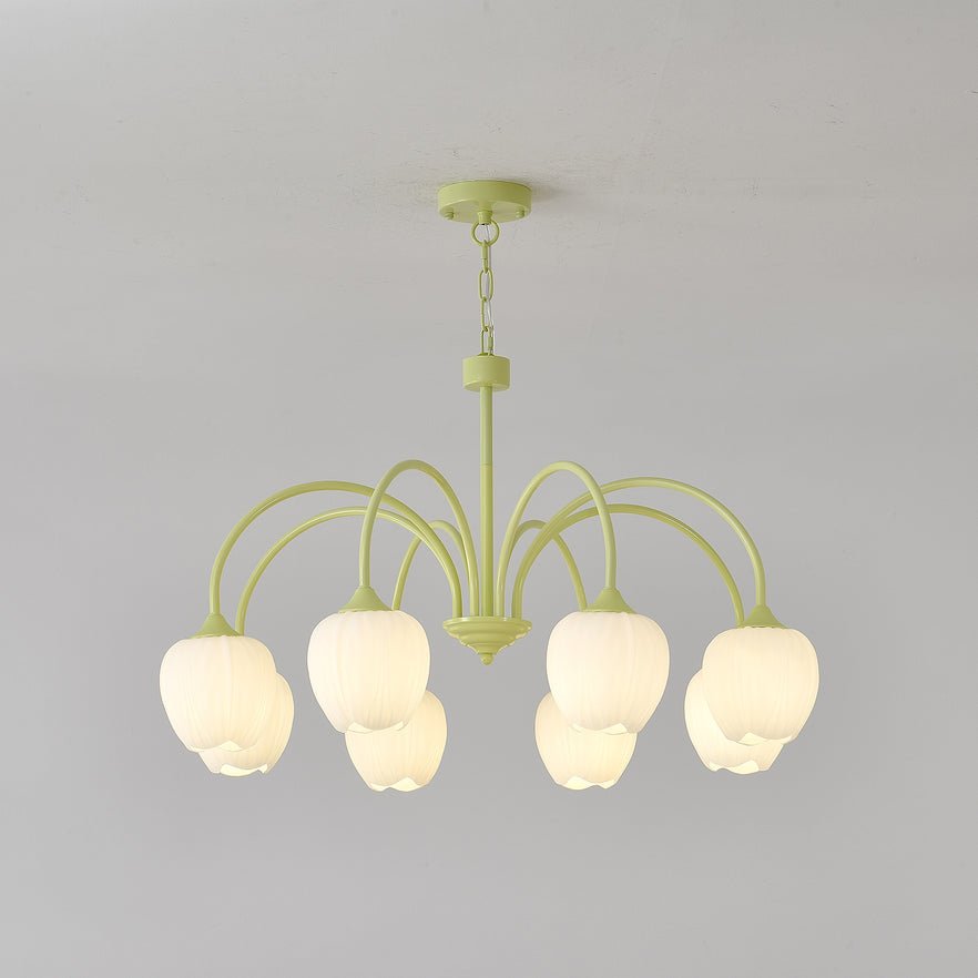 Tulip Matcha Chandelier - Letslighting