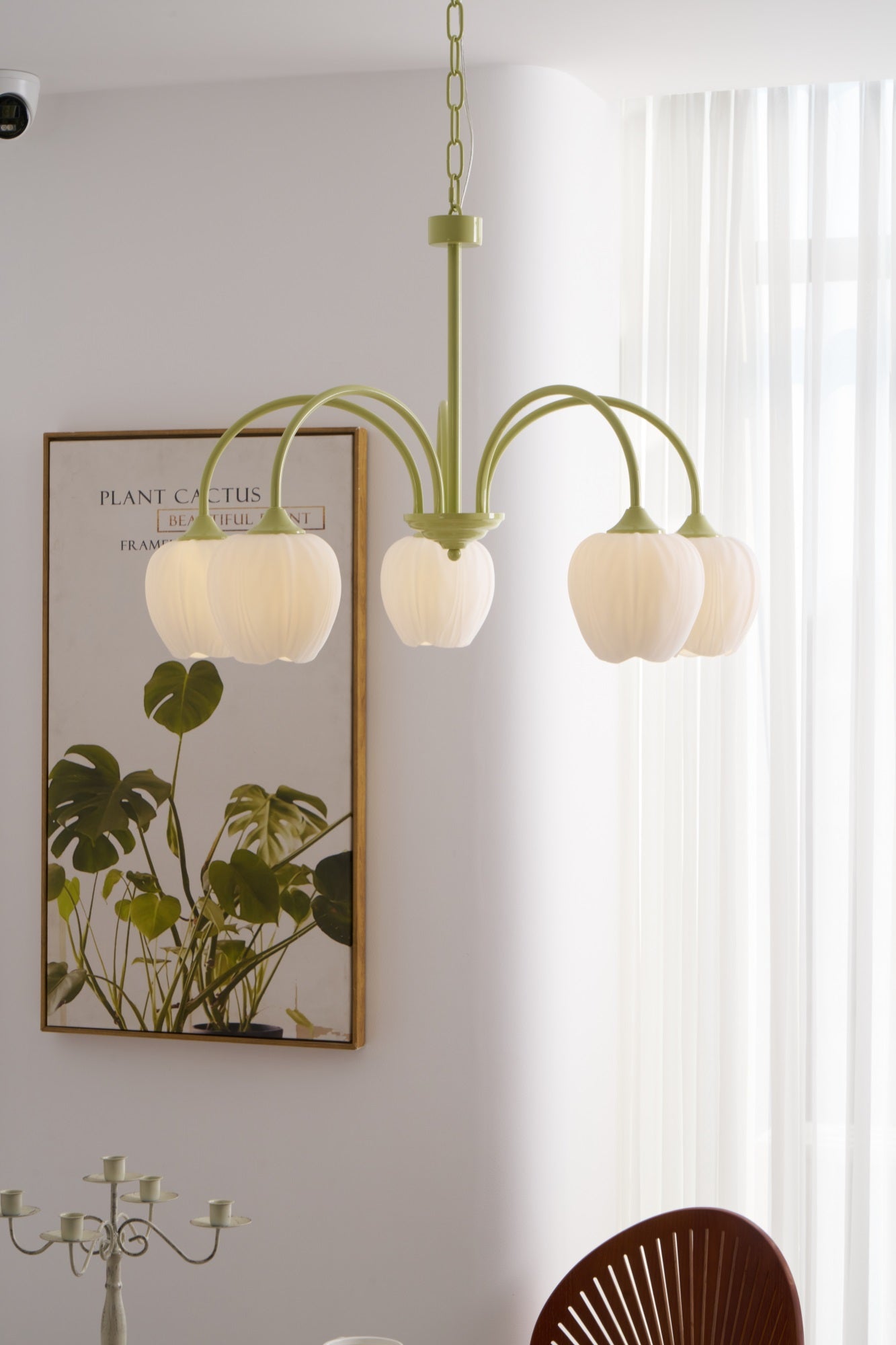Tulip Matcha Chandelier - Letslighting