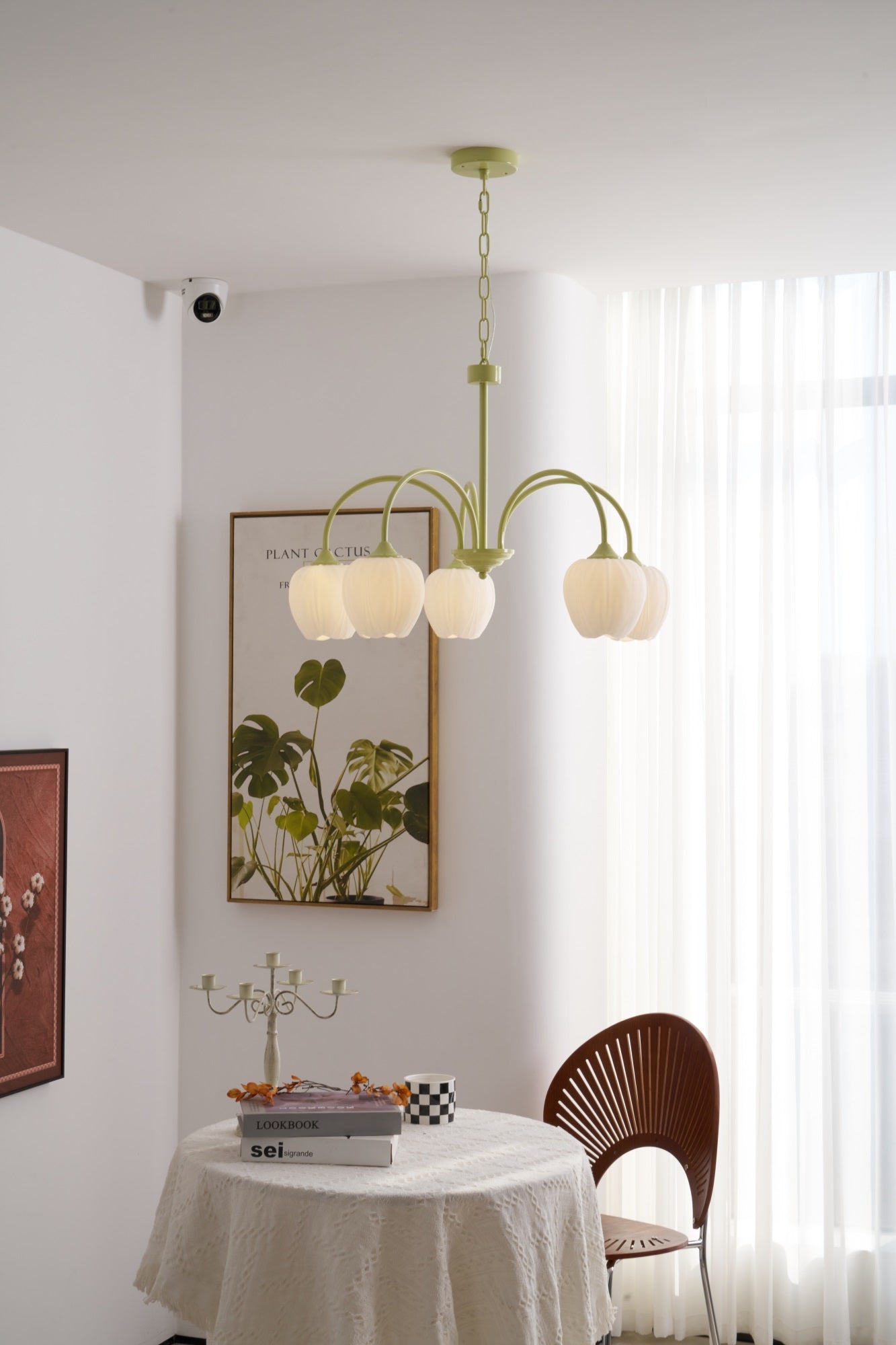 Tulip Matcha Chandelier - Letslighting