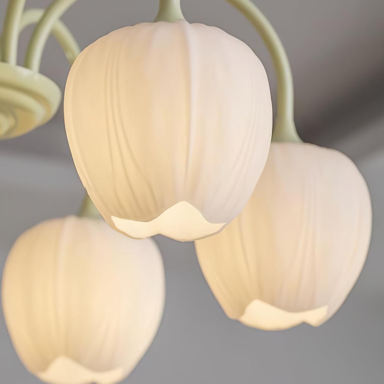 Tulip Matcha Chandelier - Letslighting