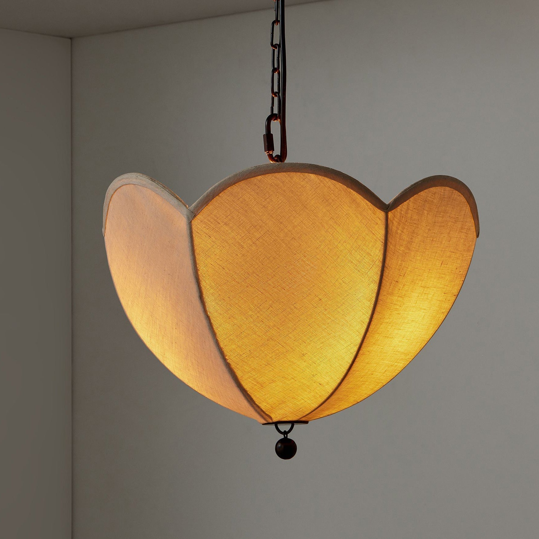 Ritta Tulip Flower Fabric Pendant Lamp