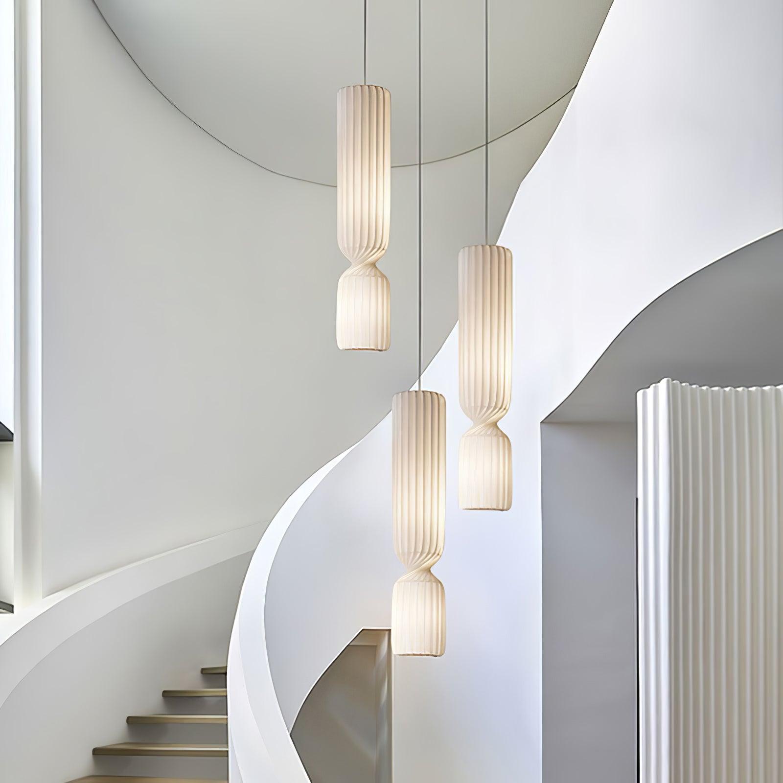 Twist Minimalist PVC Pendant Lamp - Letslighting