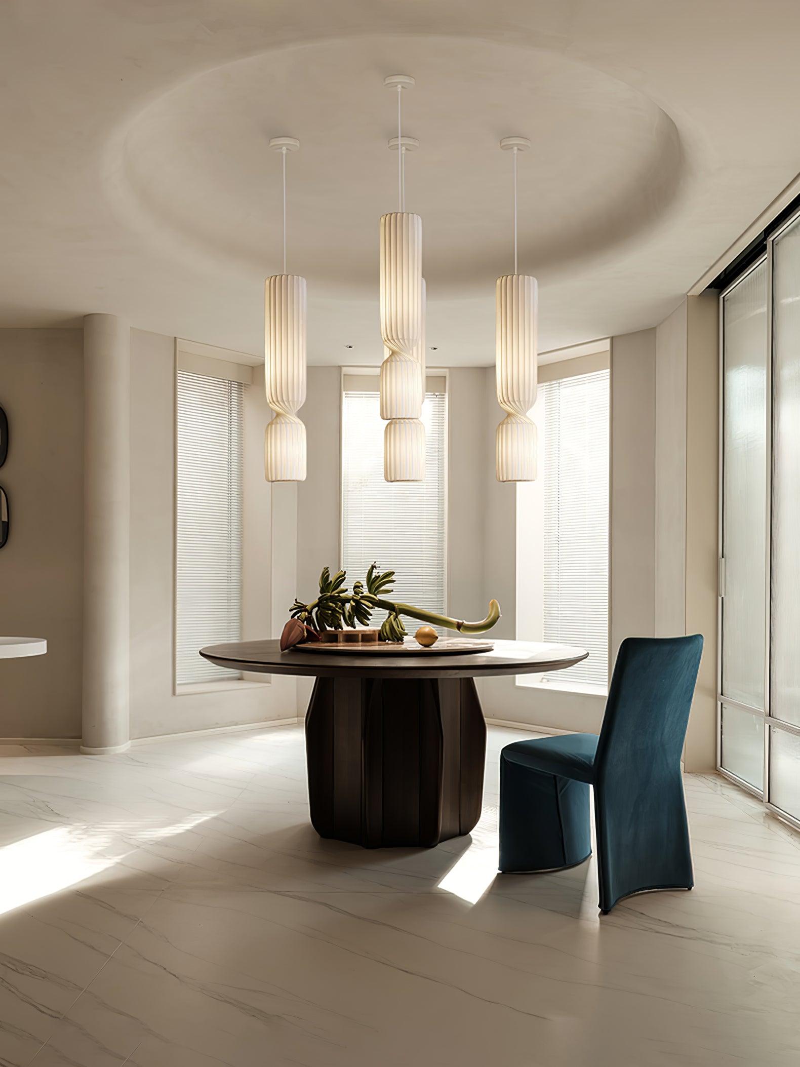 Twist Minimalist PVC Pendant Lamp - Letslighting