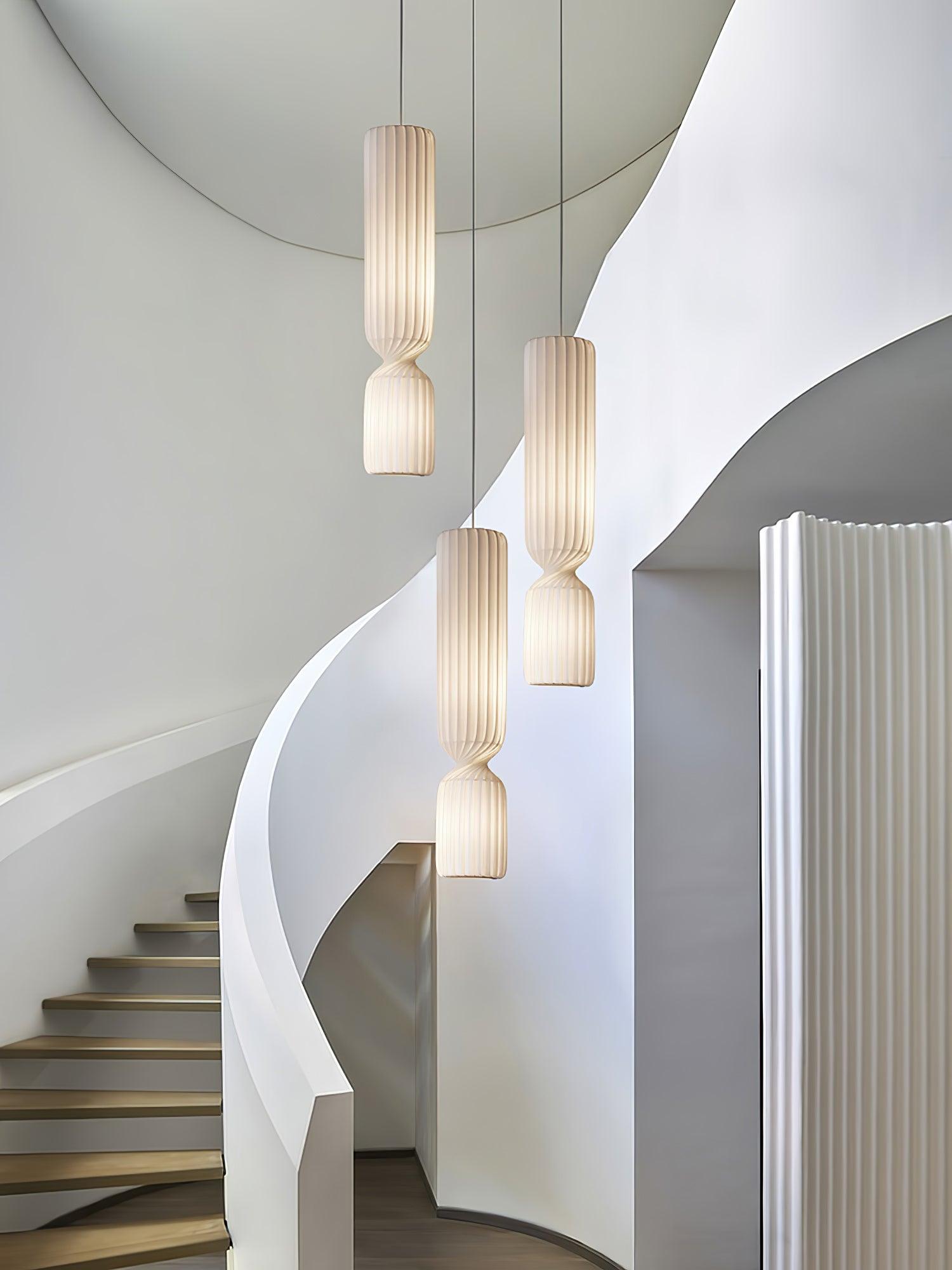 Twist Minimalist PVC Pendant Lamp - Letslighting