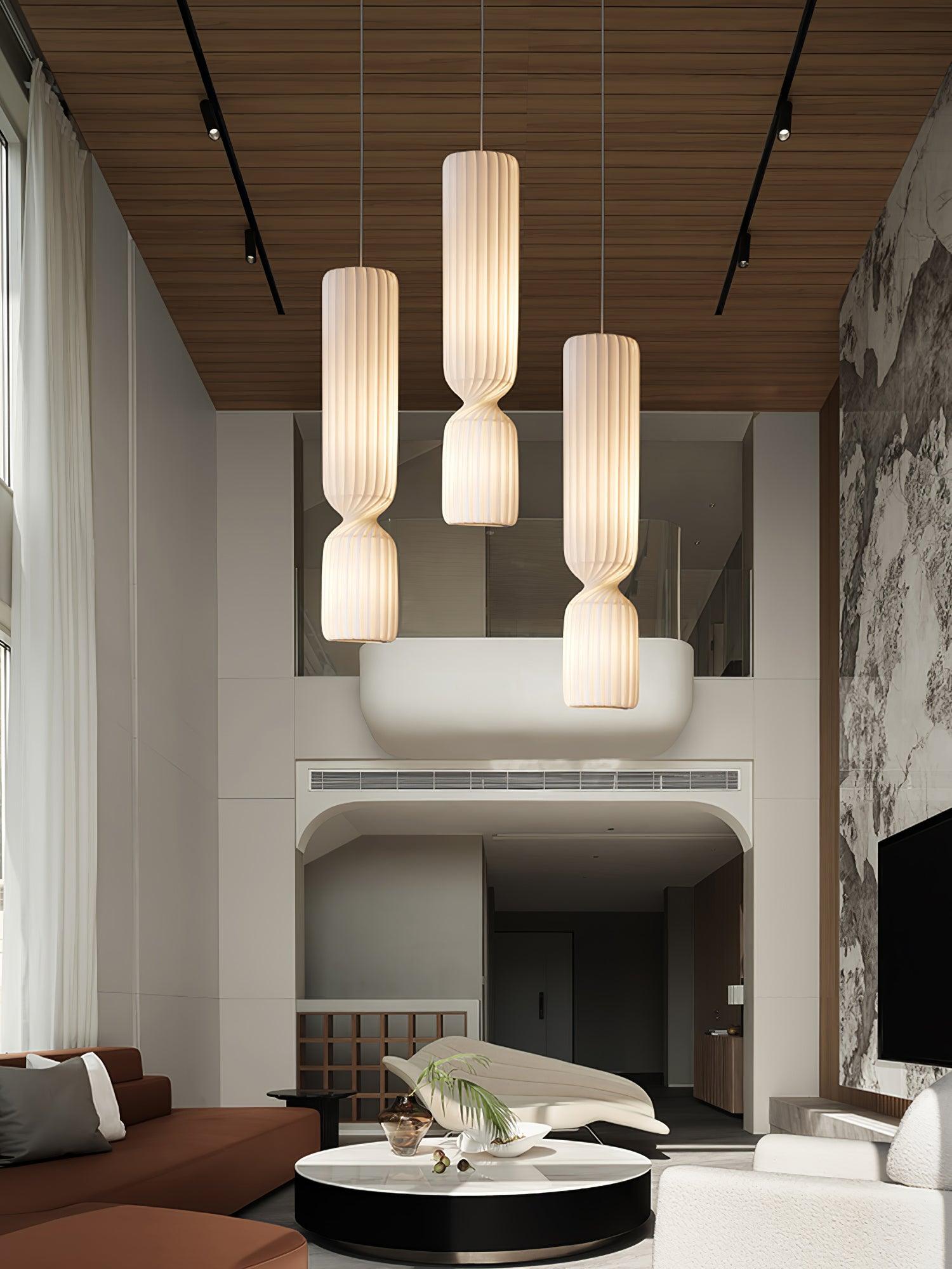 Twist Minimalist PVC Pendant Lamp - Letslighting