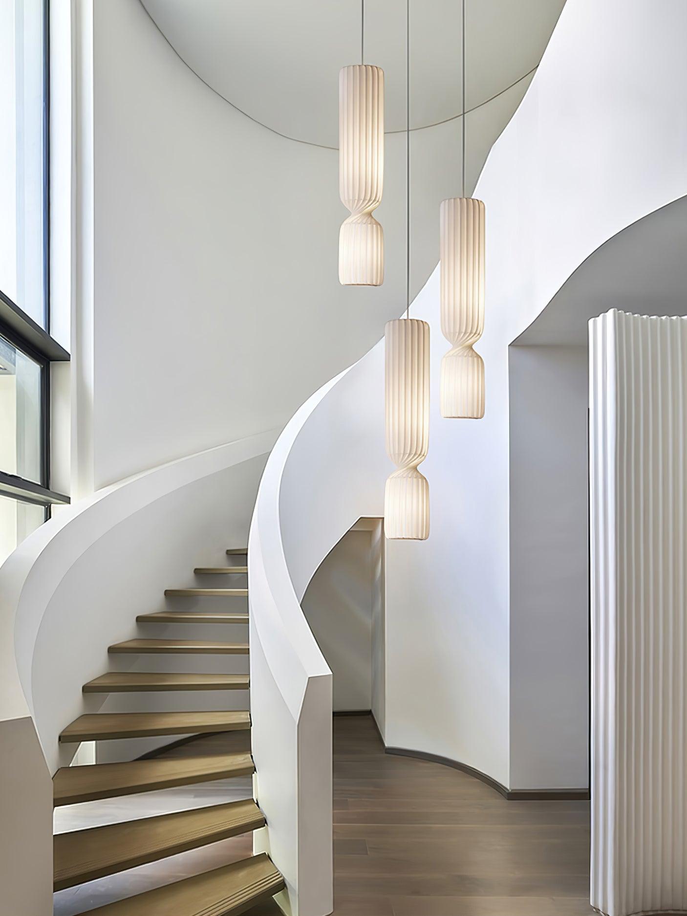 Twist Minimalist PVC Pendant Lamp - Letslighting
