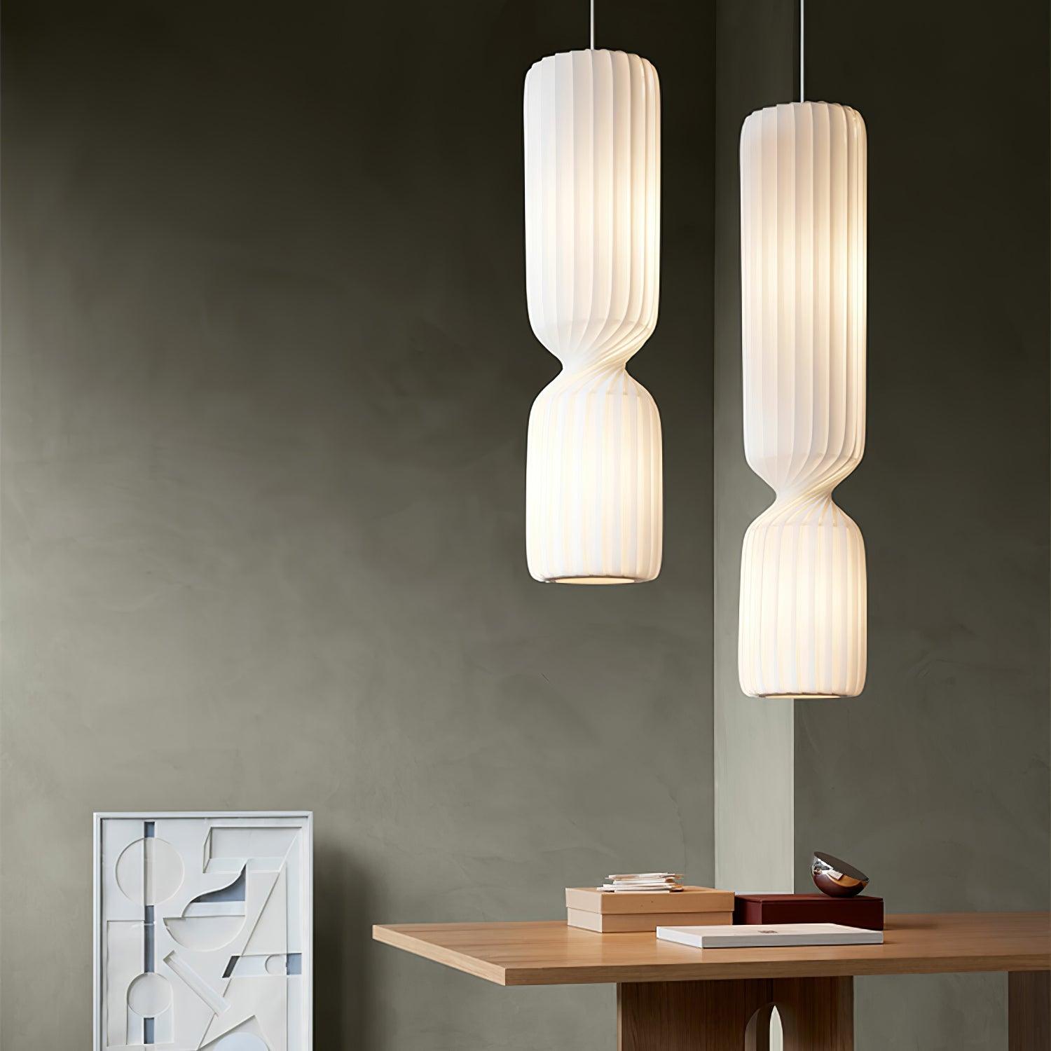 Twist Minimalist PVC Pendant Lamp - Letslighting