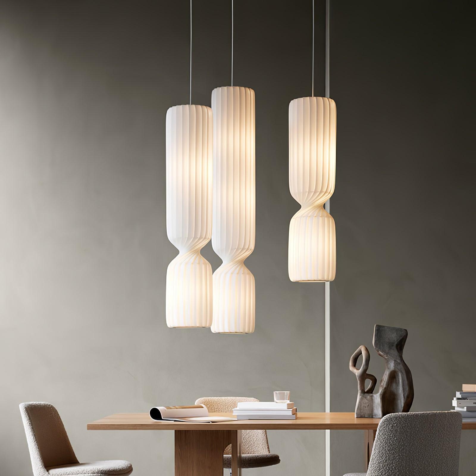 Twist Minimalist PVC Pendant Lamp - Letslighting