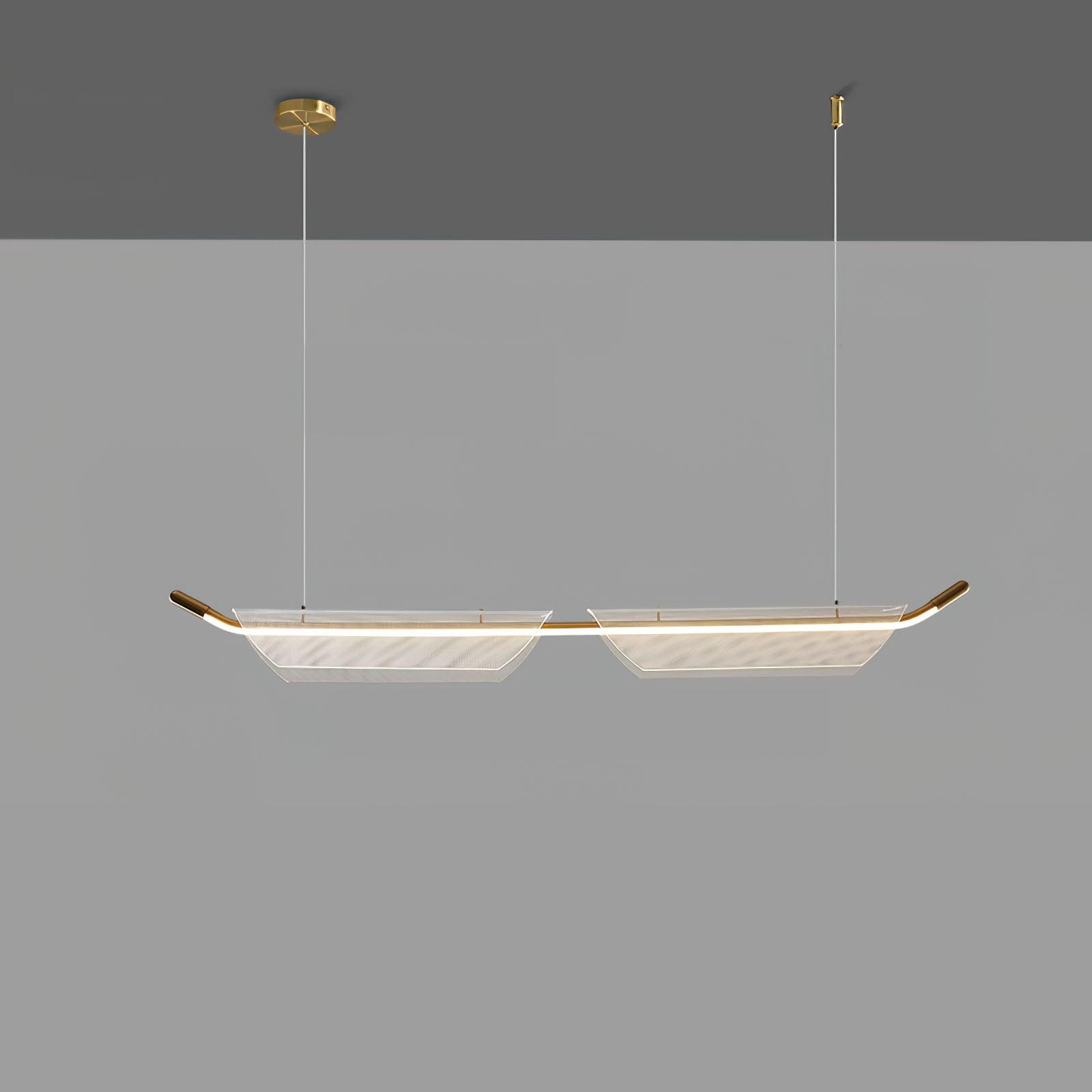 Two Boats Acrylic Pendant Light - Letslighting