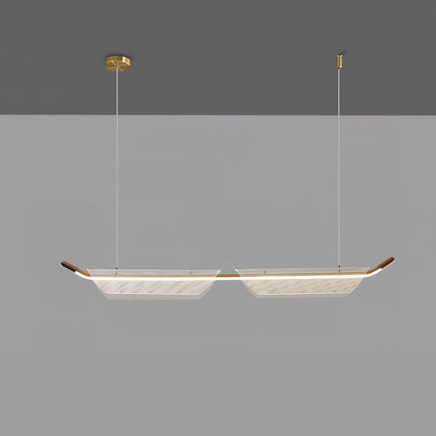 Two Boats Acrylic Pendant Light - Letslighting