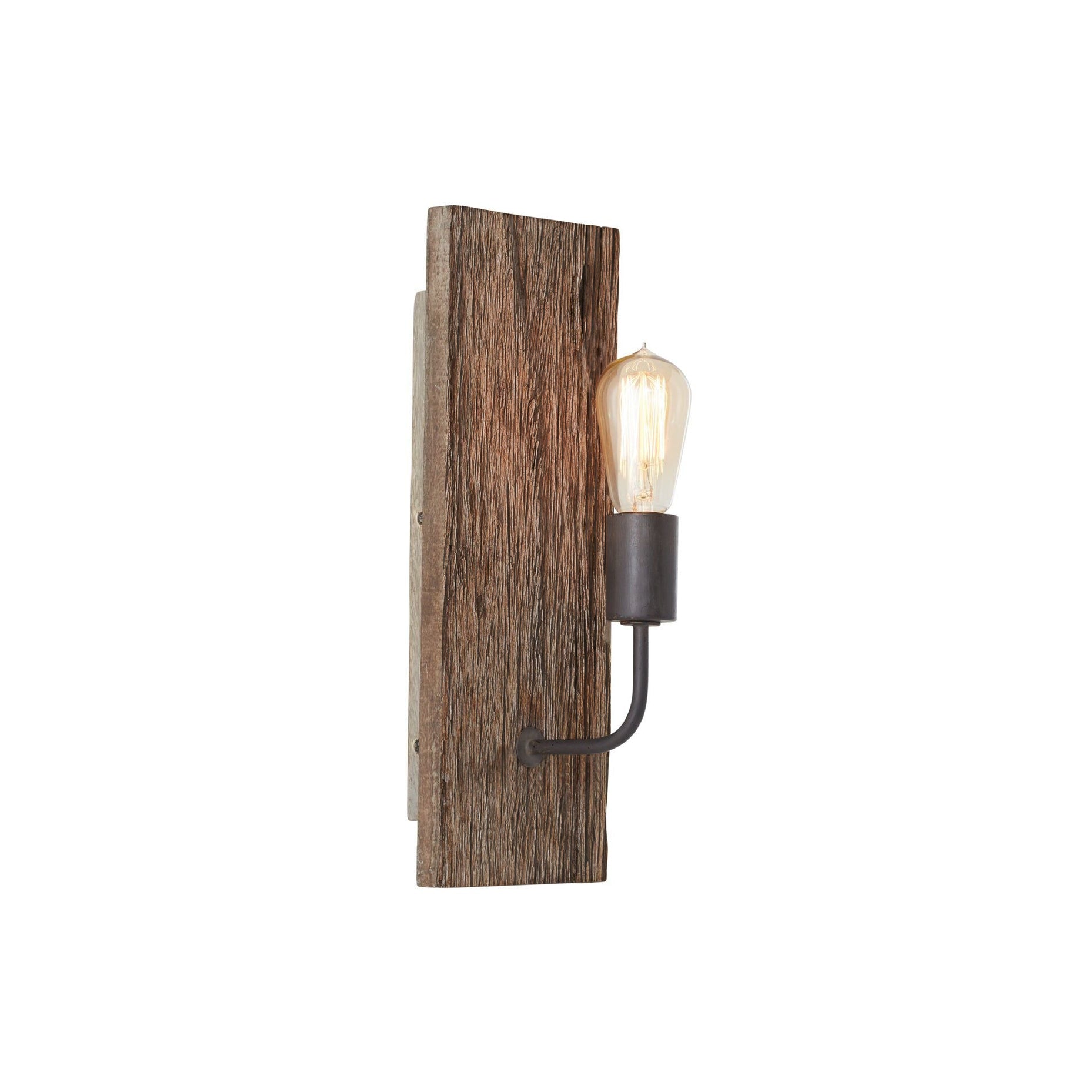 Ovenaris Vintage Industrial Wooden Metal Wall Lamp - Lamp Copper